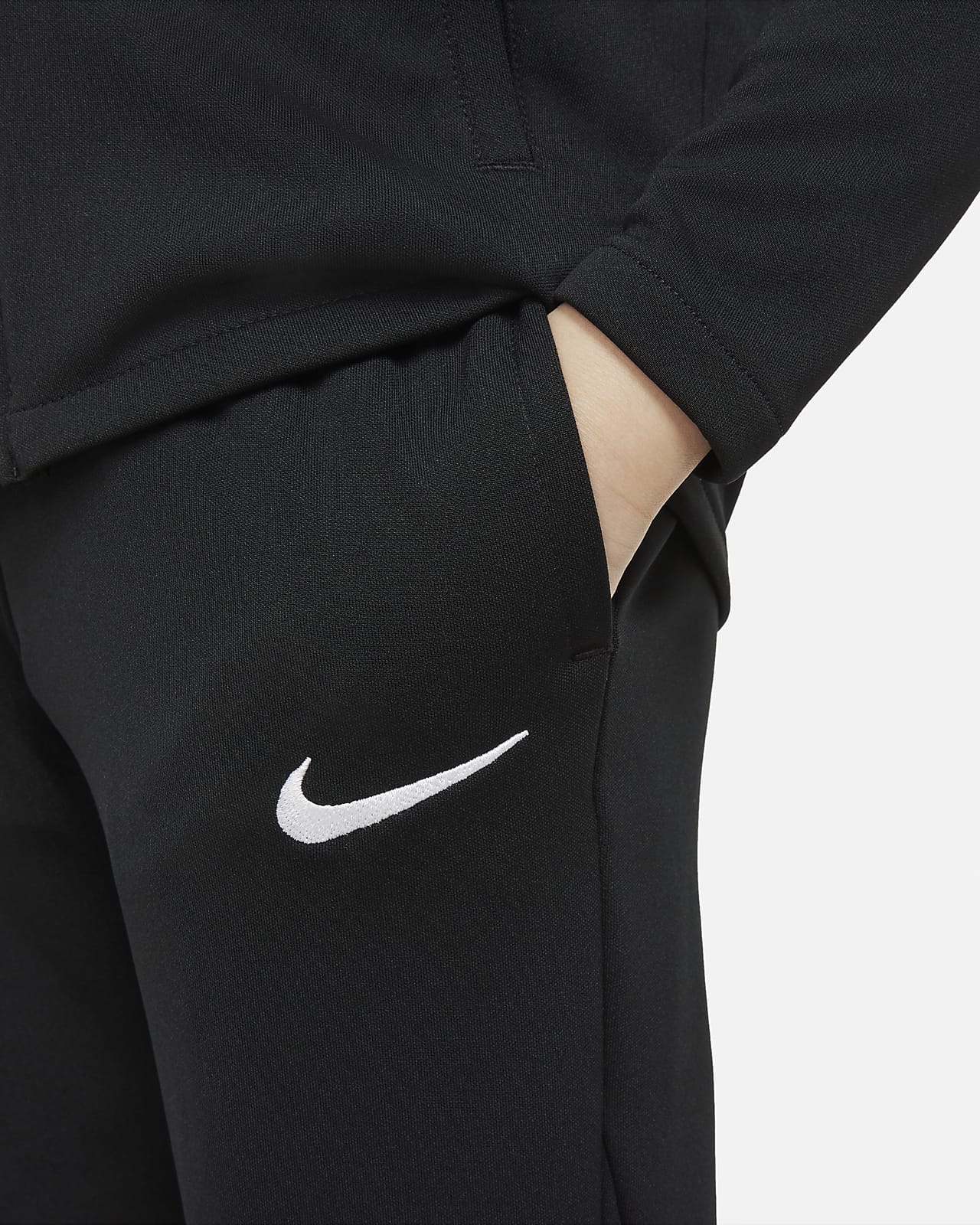 nike pro tracksuit black