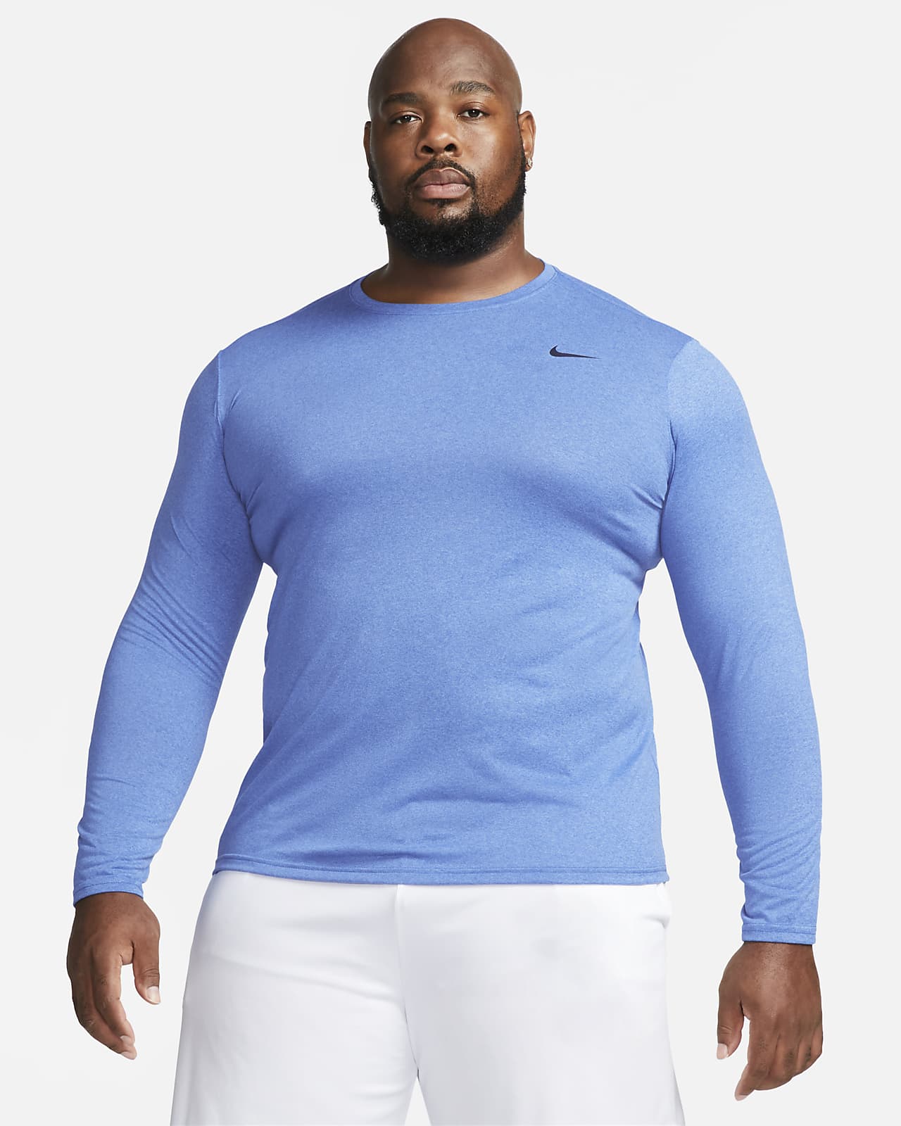 Under Armour Mens MK-1 Graphic Long Sleeve Top Blue Sports Gym 