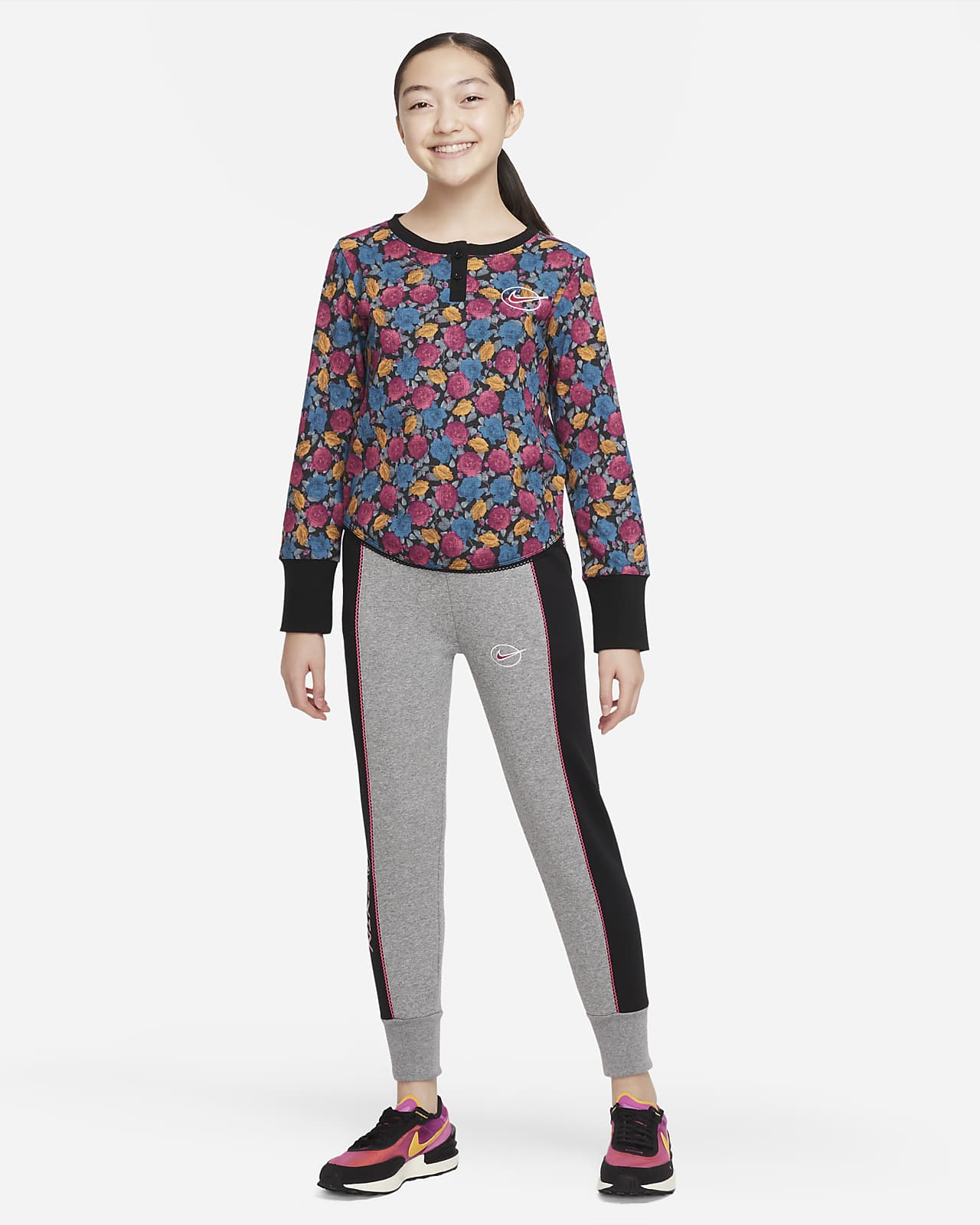 nike tights and jacket