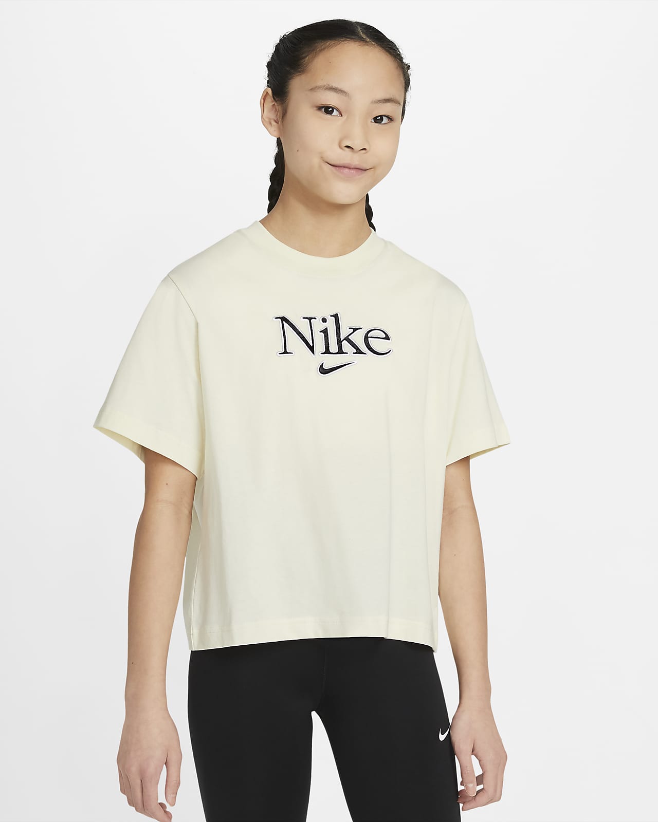 Playera para niña talla grande Nike Sportswear