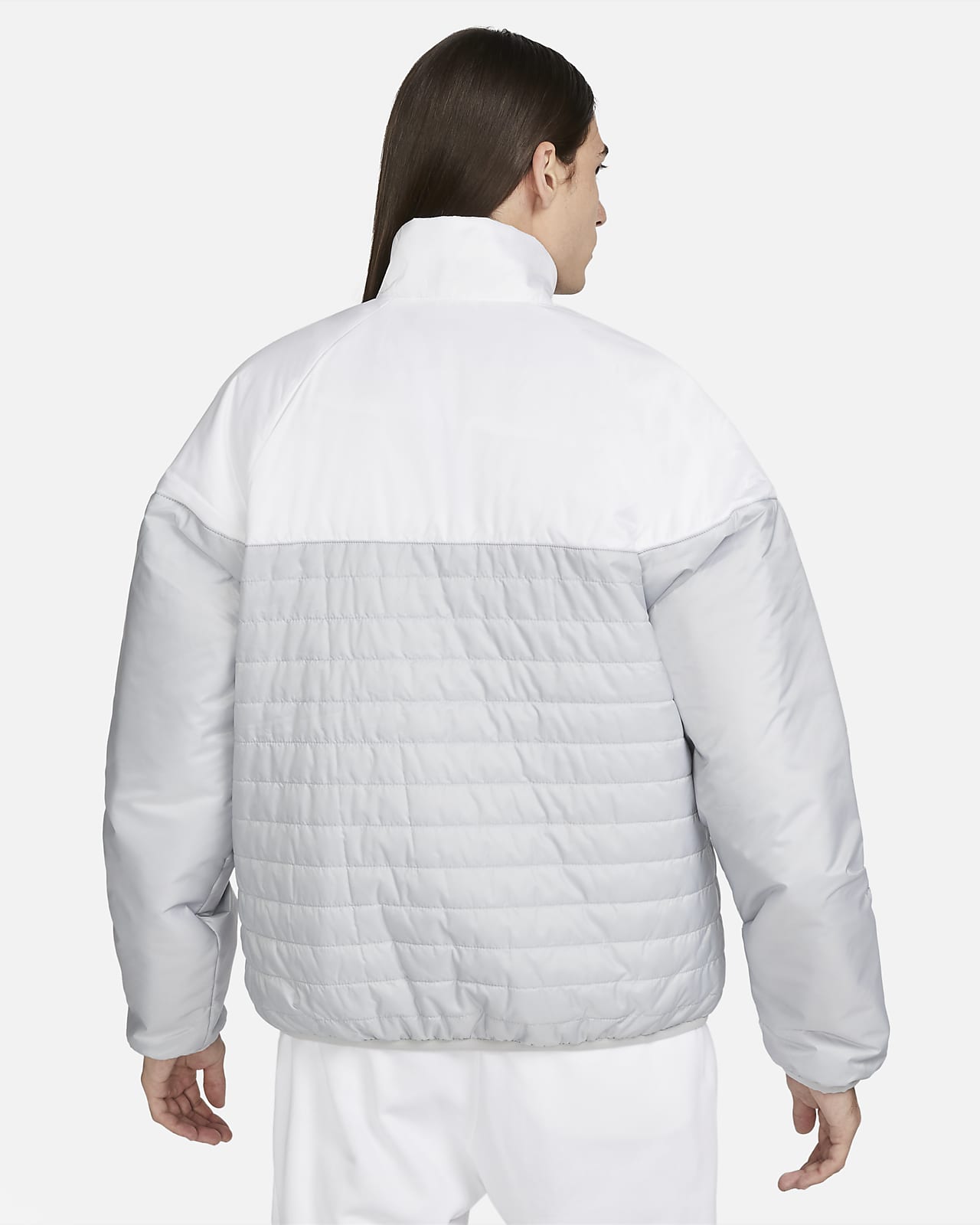Nike Sportswear Windrunner Men's Hooded Jacket, Smoke Grey/White/Smoke  Grey/Black, XL-TALL at  Men's Clothing store