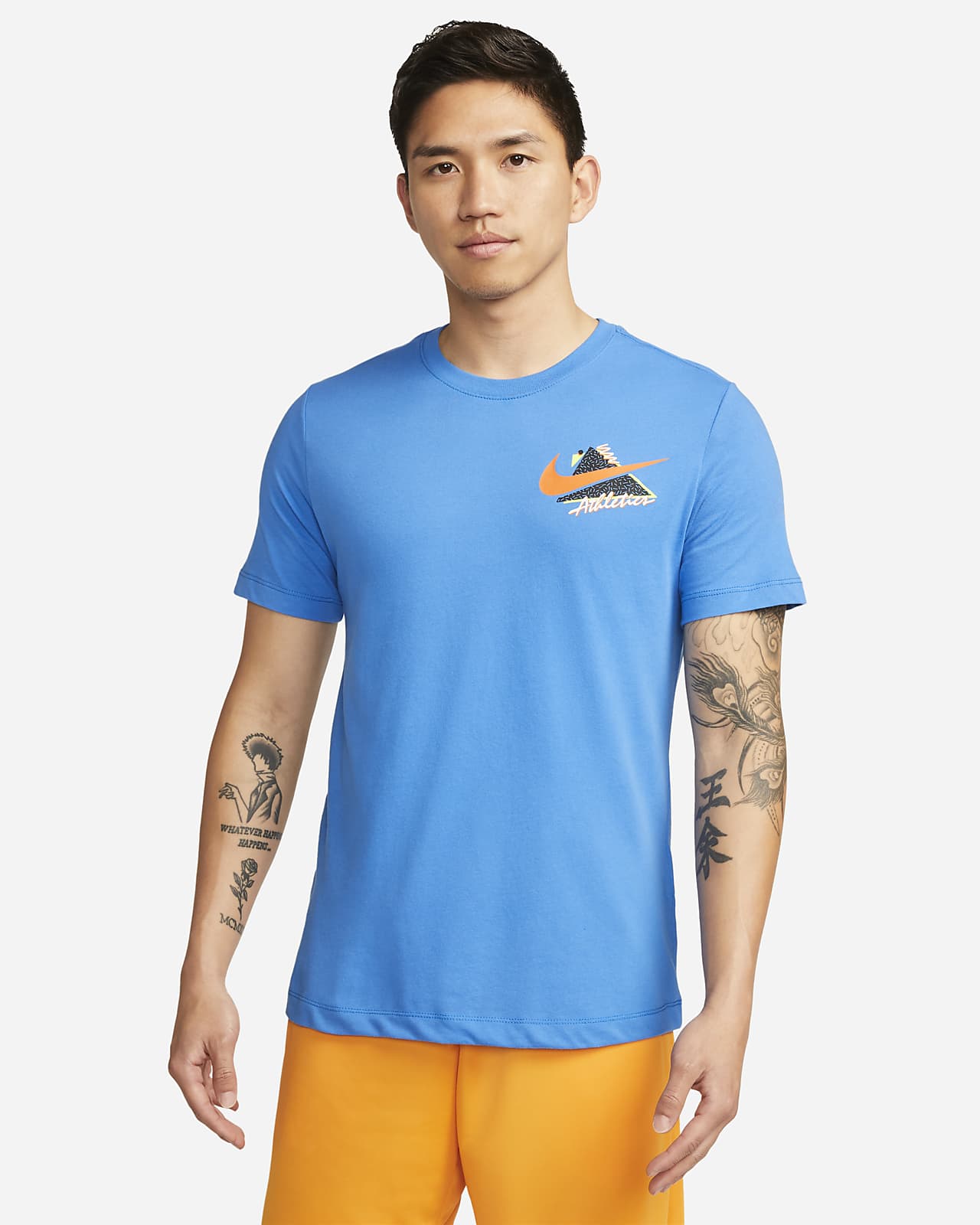 nike dri fit t shirt aqua