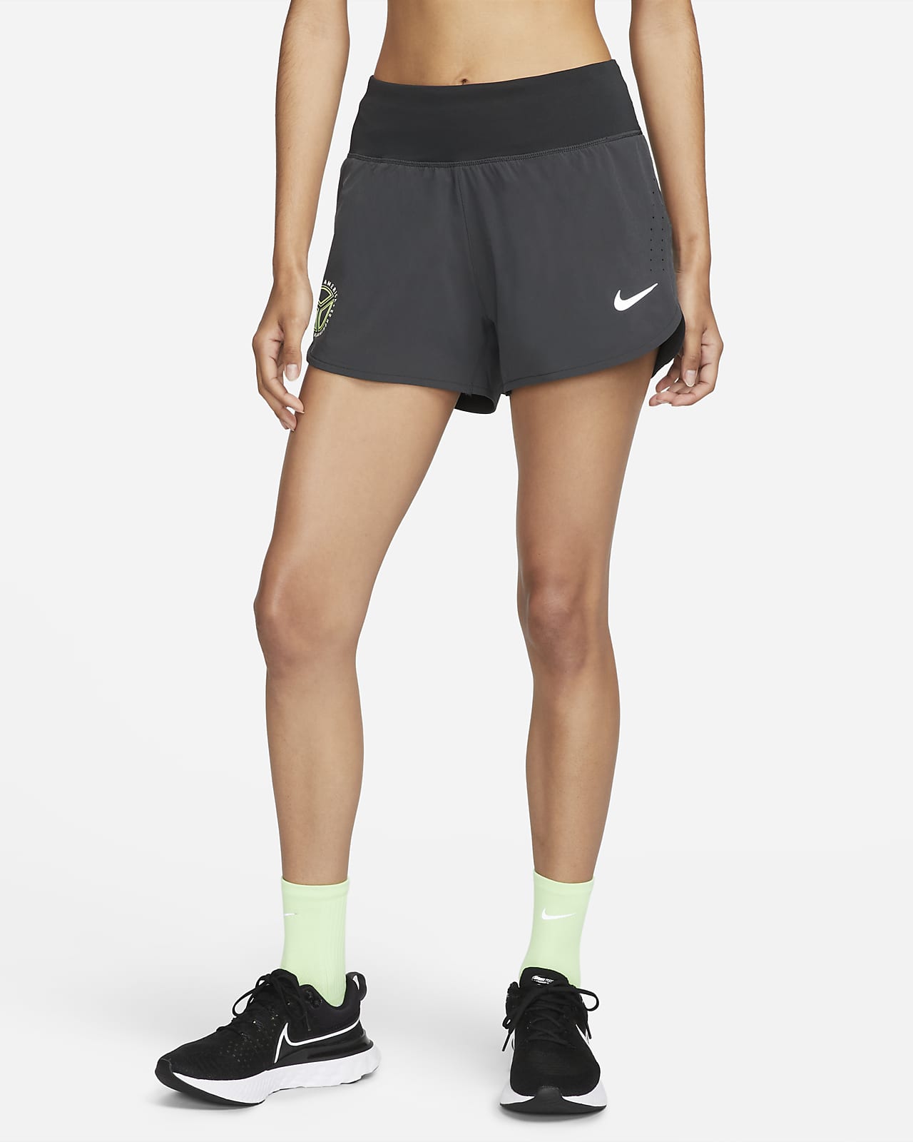 Nike Eclipse 3 Women's Dri-FIT 2in1 Running Training Shorts Fitted Inner  Tights