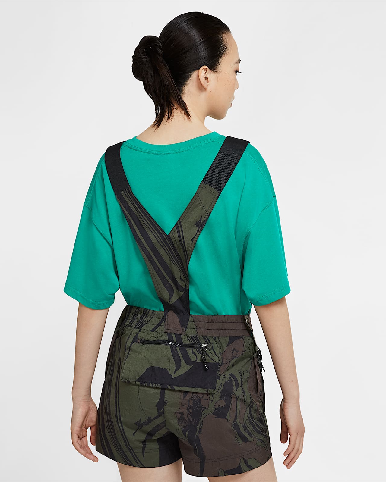 khaki overalls womens shorts