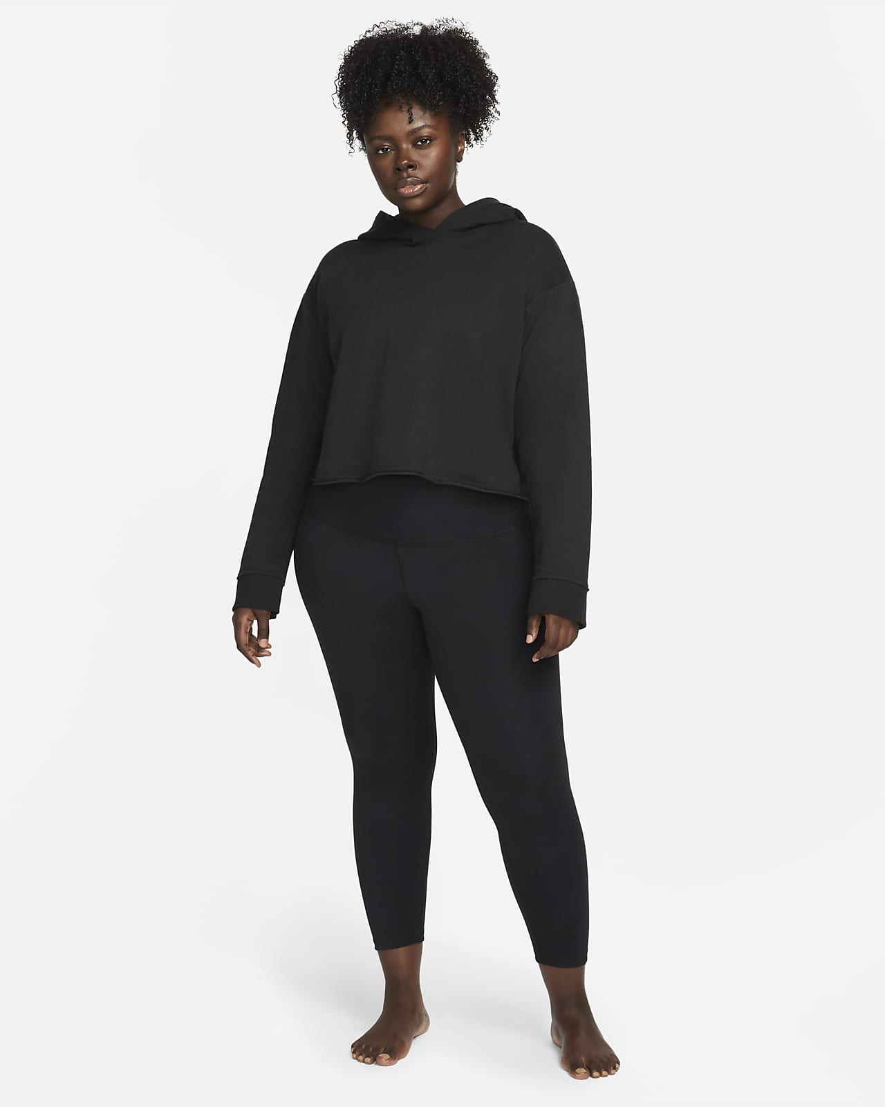 Nike Air Women's Plus Size High-Rise Tight Fit fitness Leggings Black RRP  $45