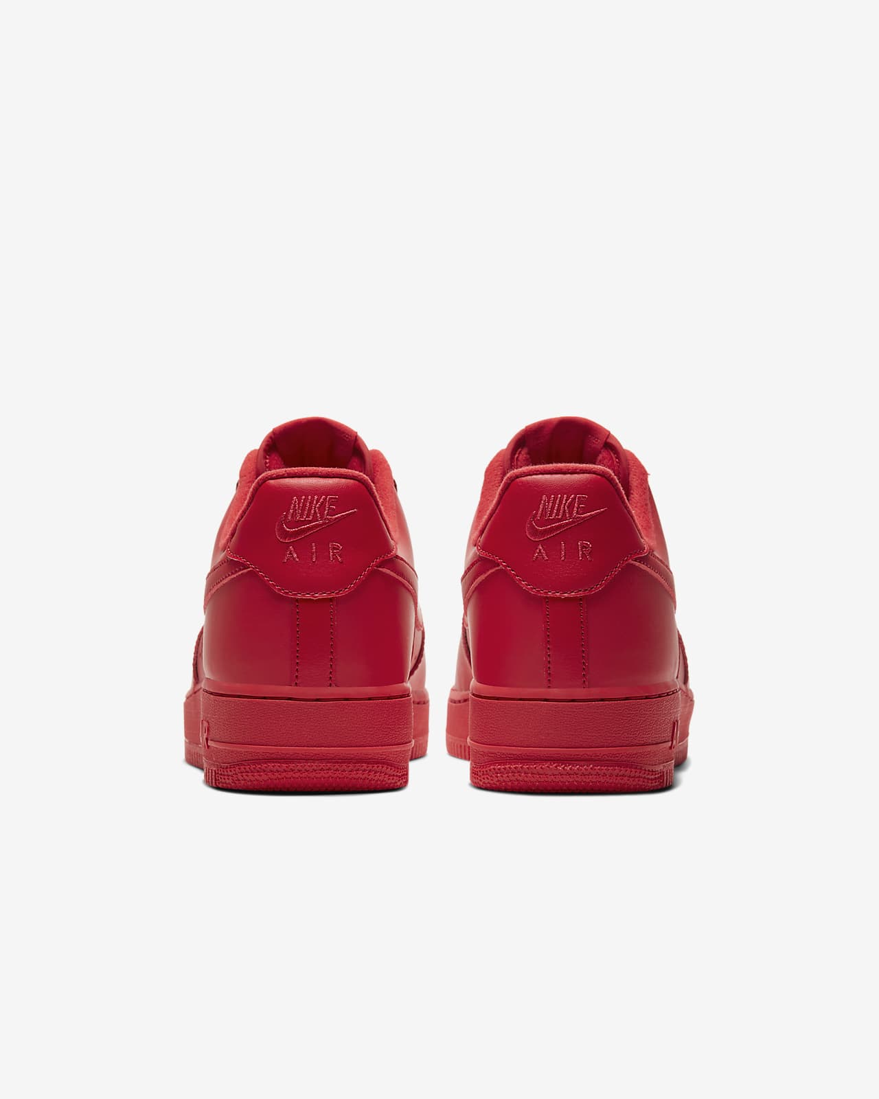 mens all red air force 1