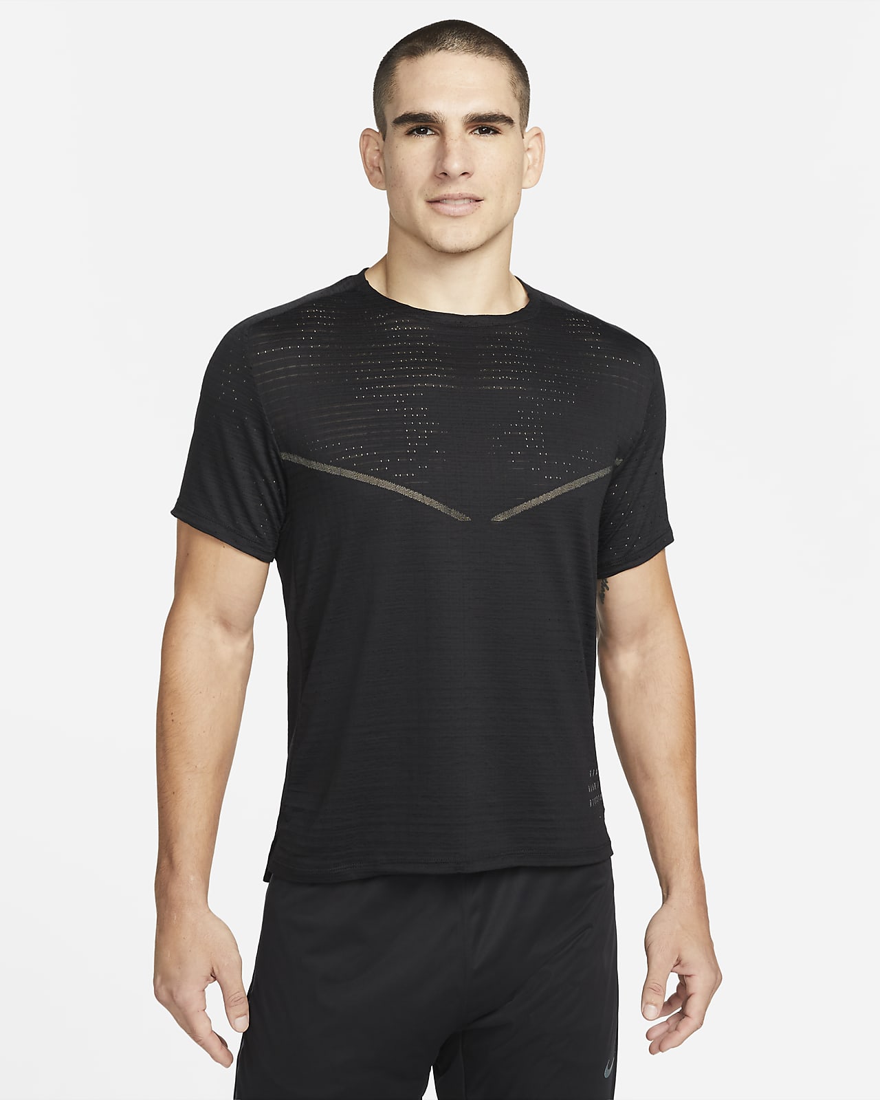 nike men's short sleeve running top