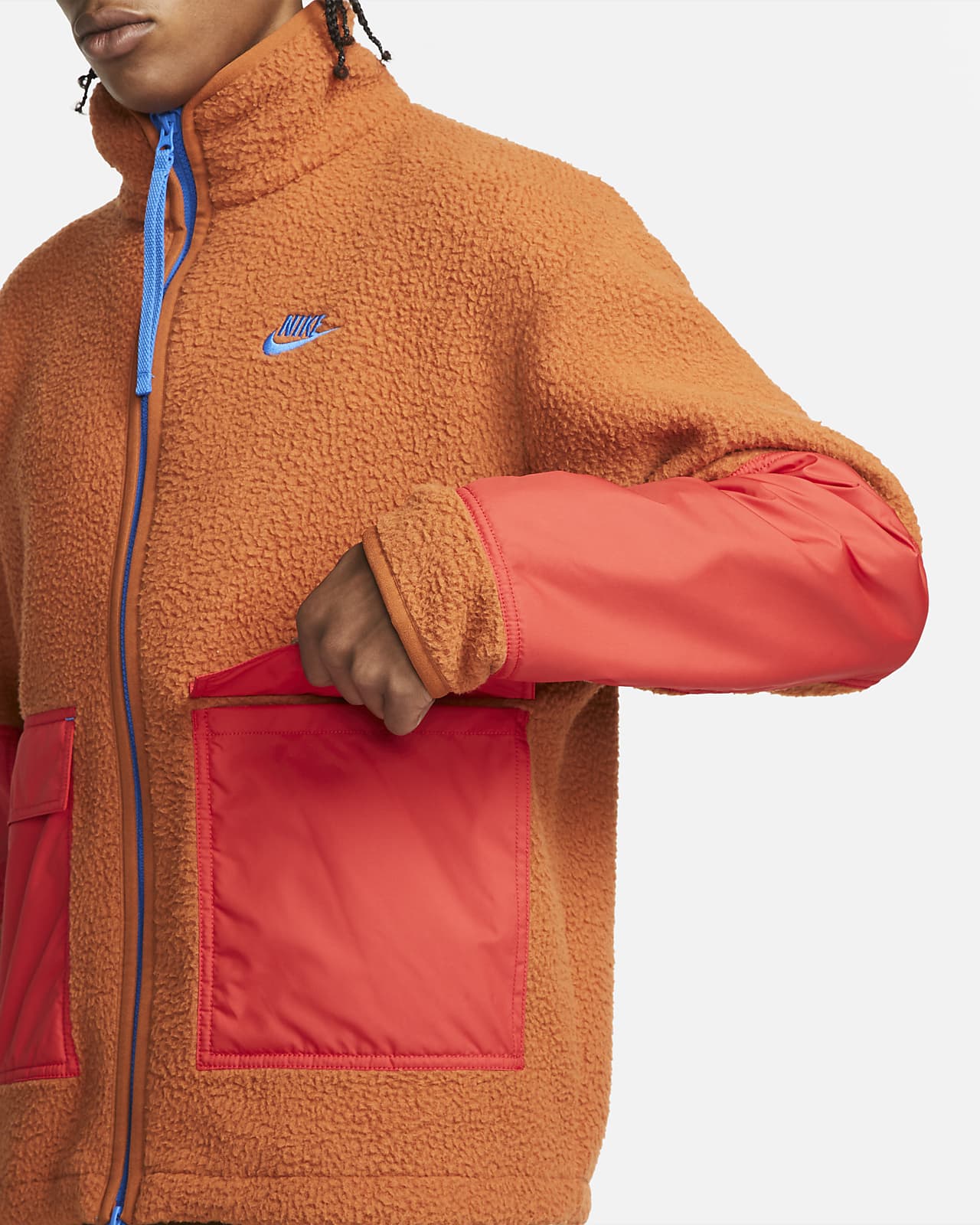 Chamarra de cierre completo de tejido Fleece para hombre Nike Sportswear  Sport Essentials+. Nike.com