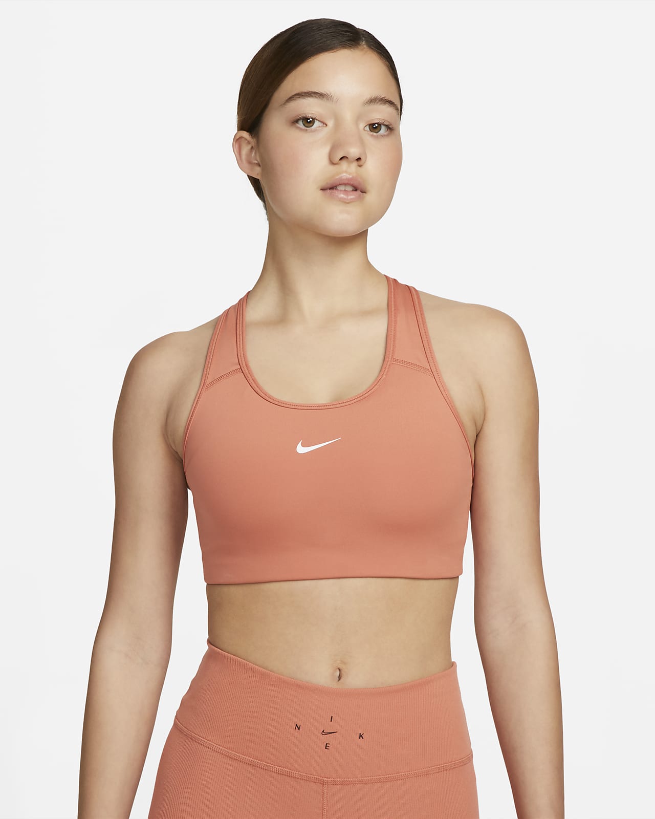 Nike Dri-FIT Swoosh Women's Medium-Support 1-Piece Pad Sports Bra