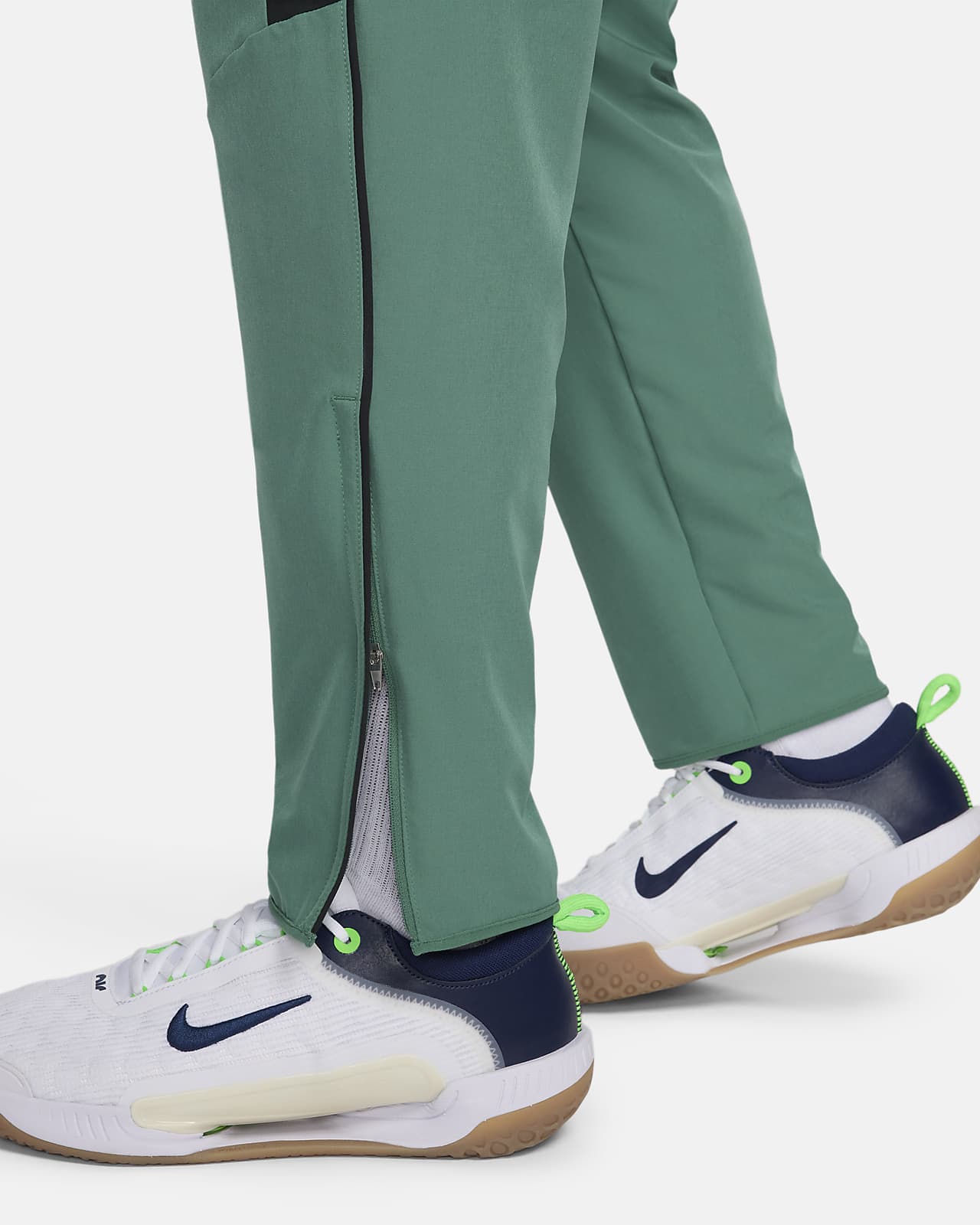 Nike Court Men's Tennis Trousers Green Athletic Pants Size Medium