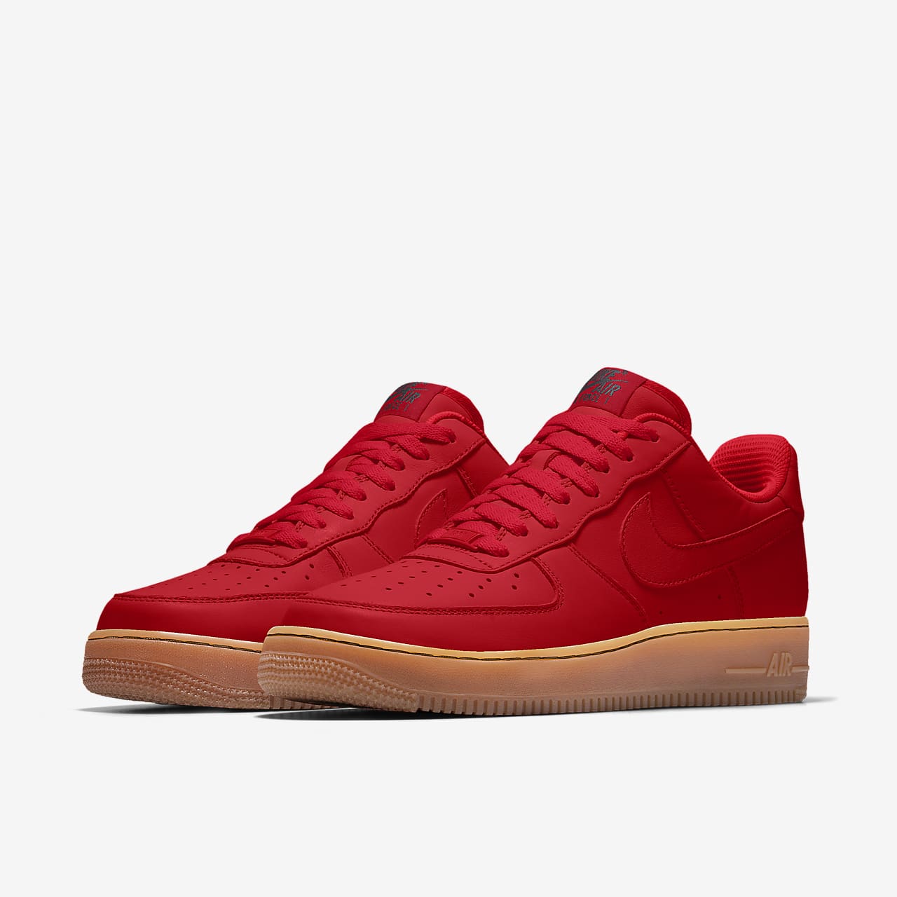 nike air force 1 low by you red