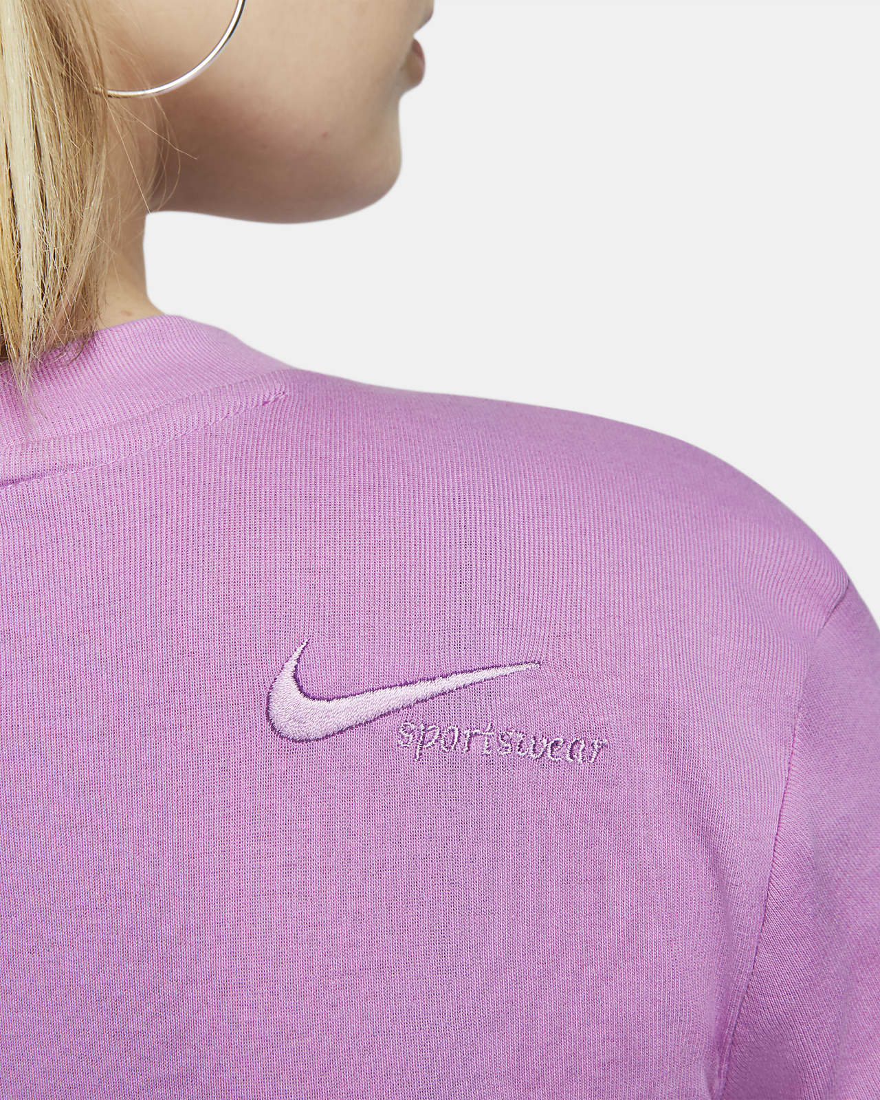 Haut à Manches Courtes Torsadé Nike Sportswear Pour Femme Nike Ch 4162