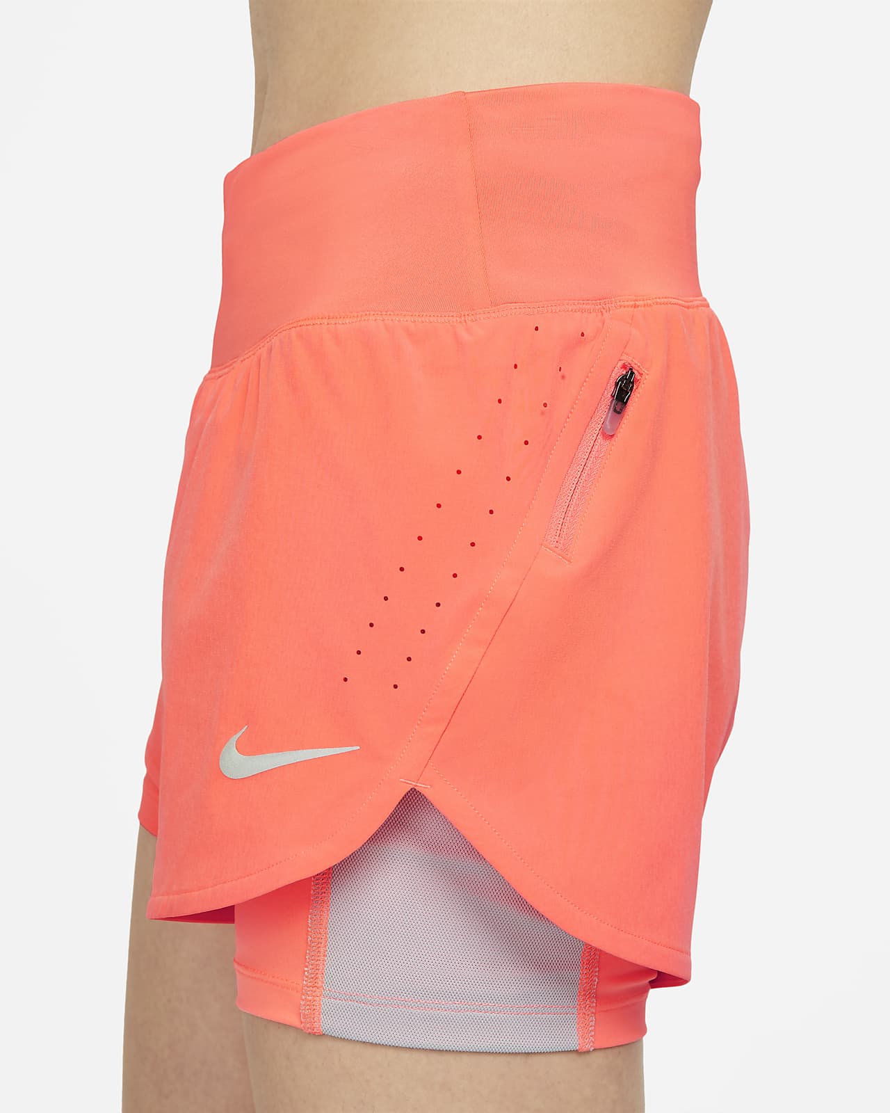 nike eclipse running shorts 2 in 1