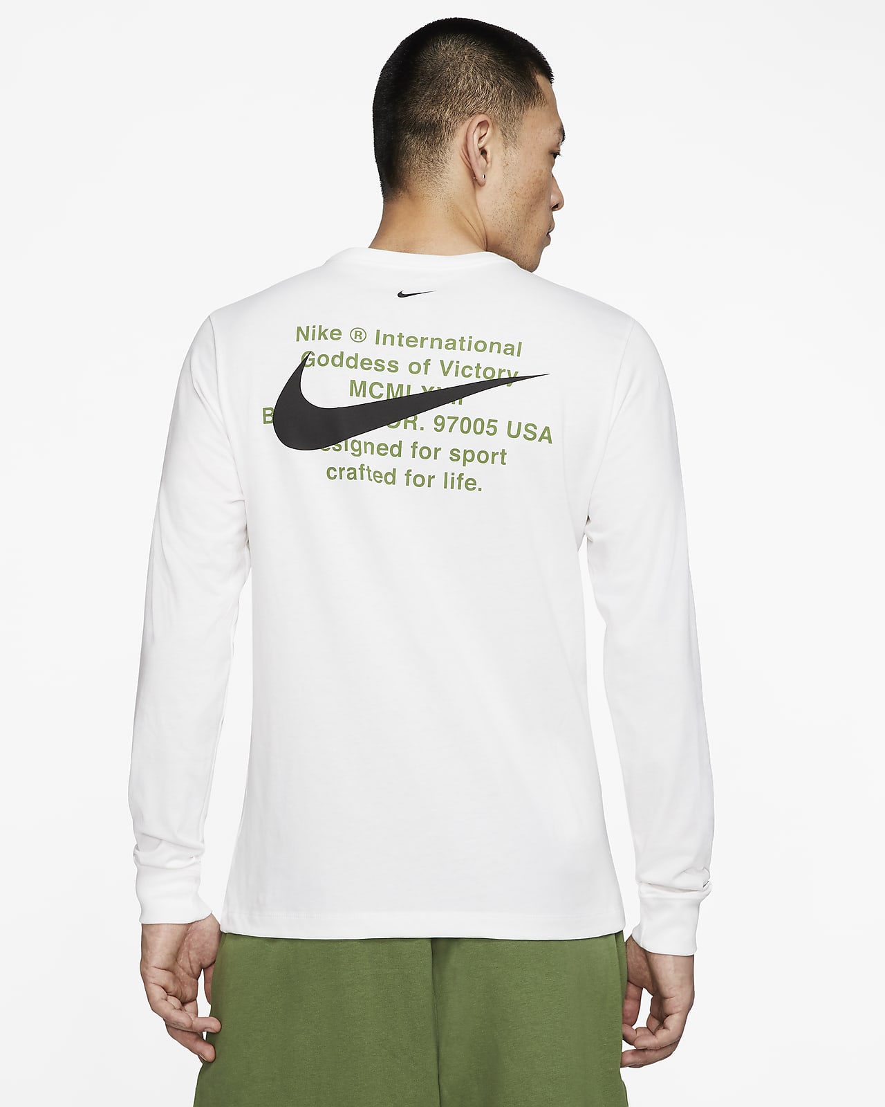Buy > nike middle swoosh t shirt mens > in stock