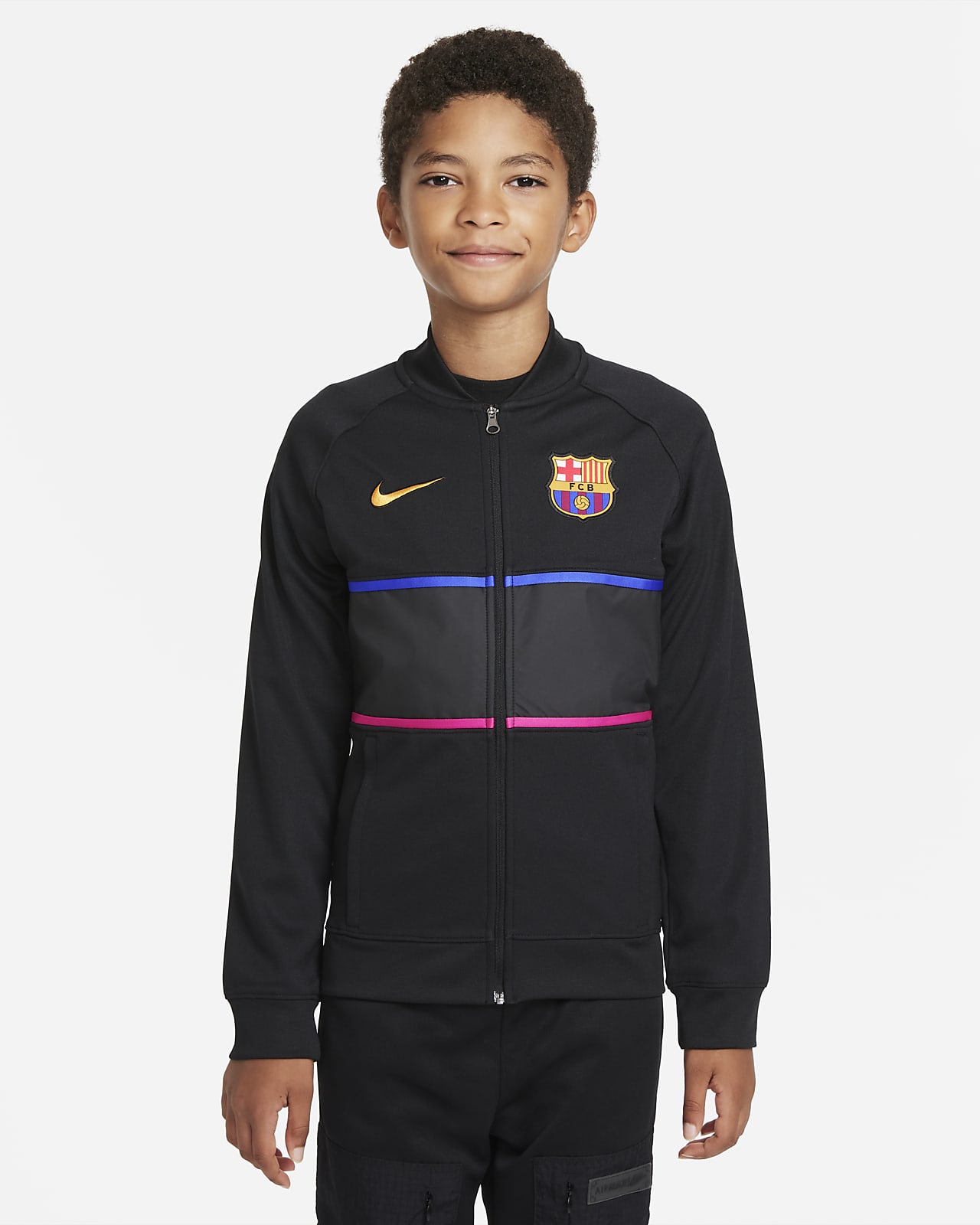 Track jacket da calcio FC Barcelona - Ragazzi. Nike IT