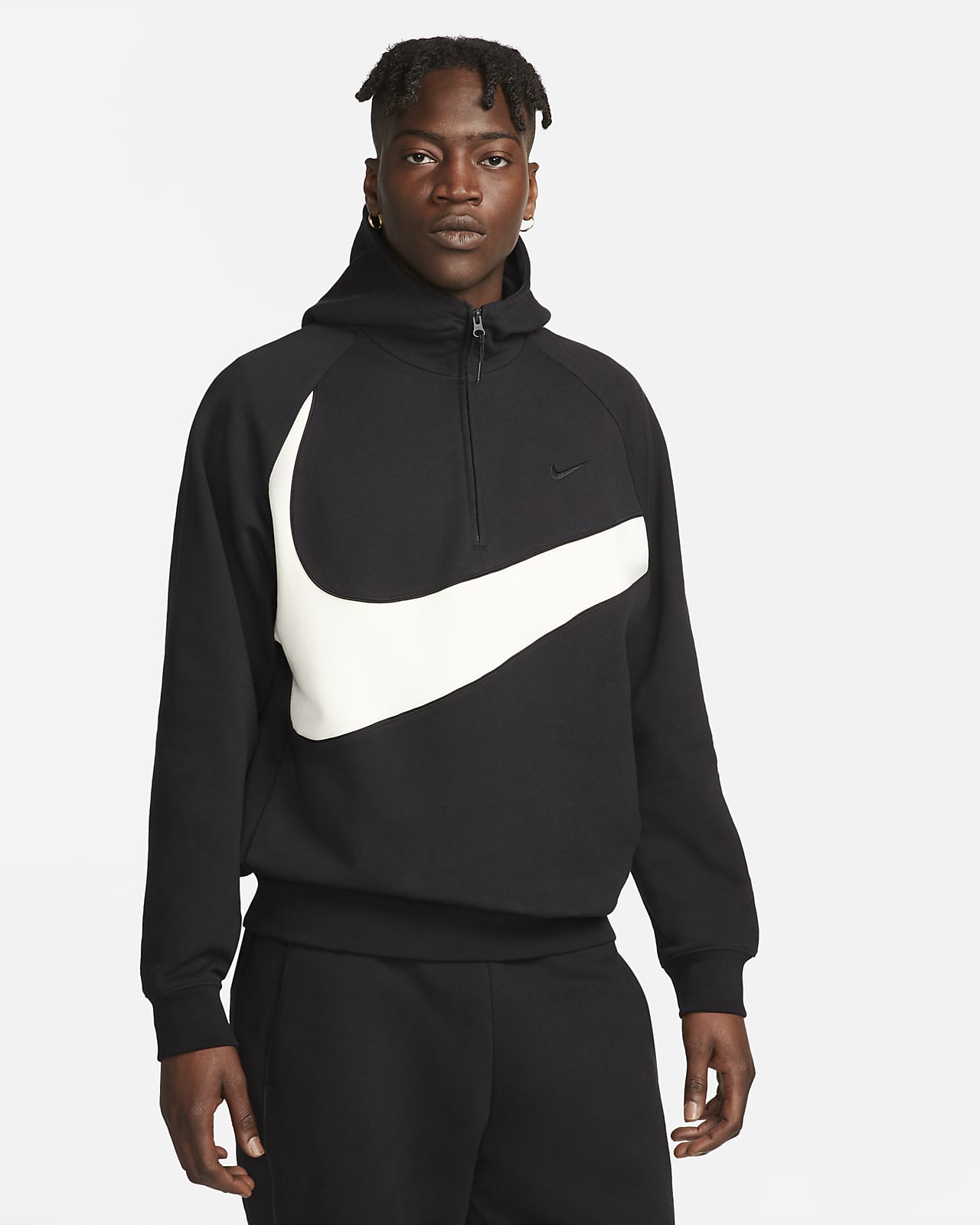 Nike Swoosh Men's 1/2-Zip Fleece Hoodie