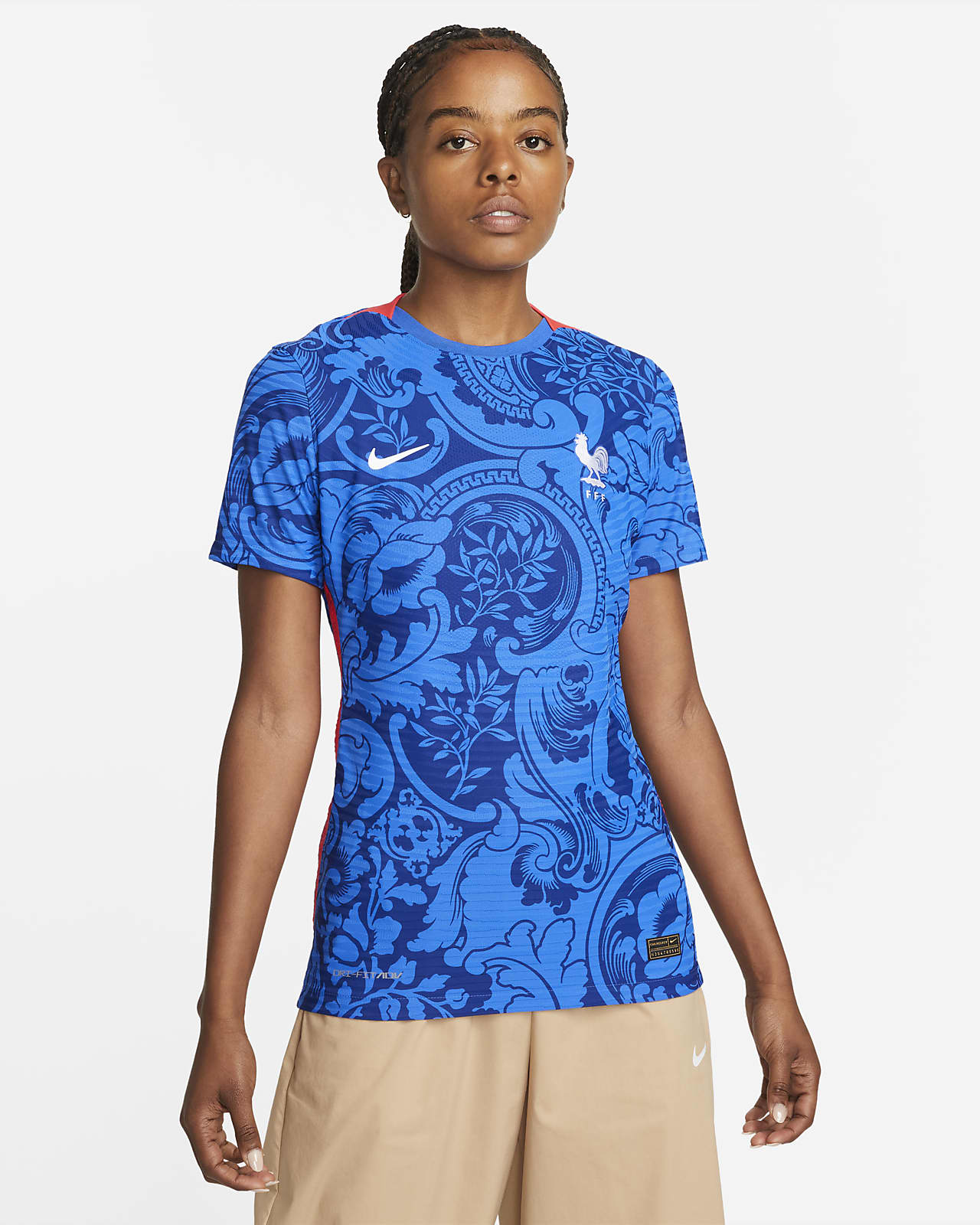 FFF 2021 Vapor Match Home Women's Football Shirt. Nike LU