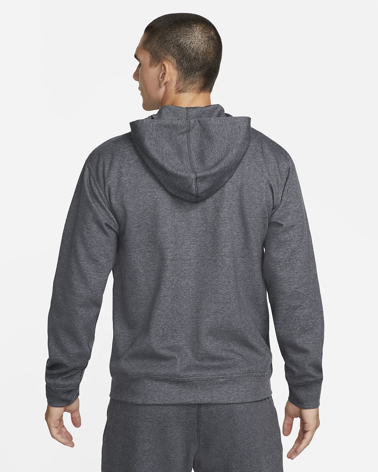 grado condensador nombre Nike Yoga Dri-FIT Sudadera con capucha de tejido Fleece con cremallera  completa - Hombre. Nike ES