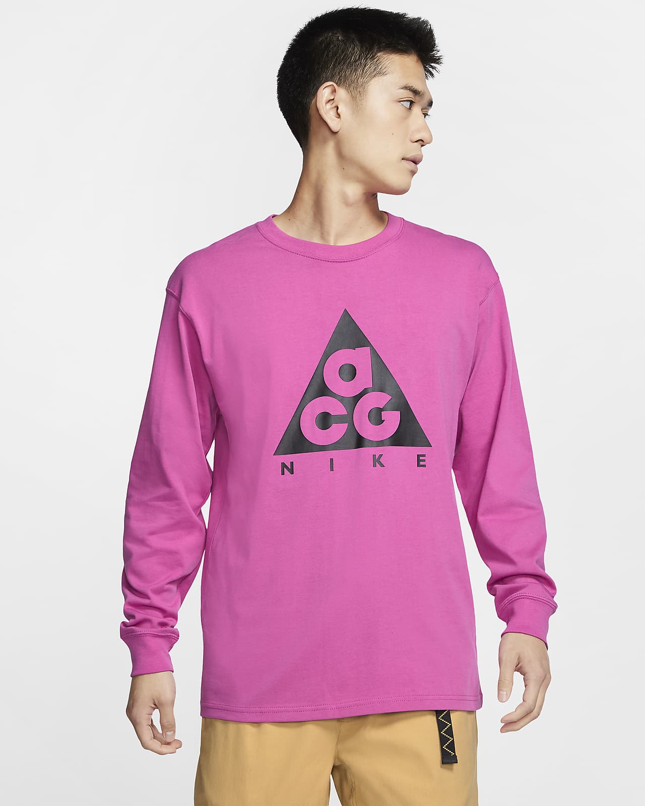 nike acg pink long sleeve