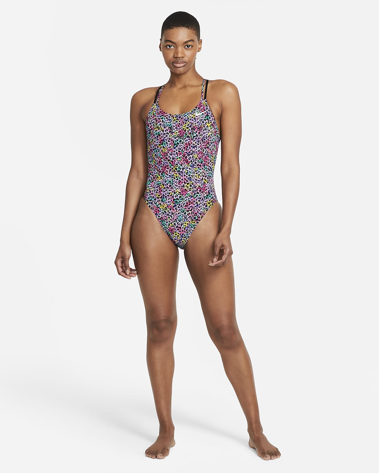Traje de baño de una pieza con tirantes cruzados para mujer Nike  HydraStrong. Nike.com