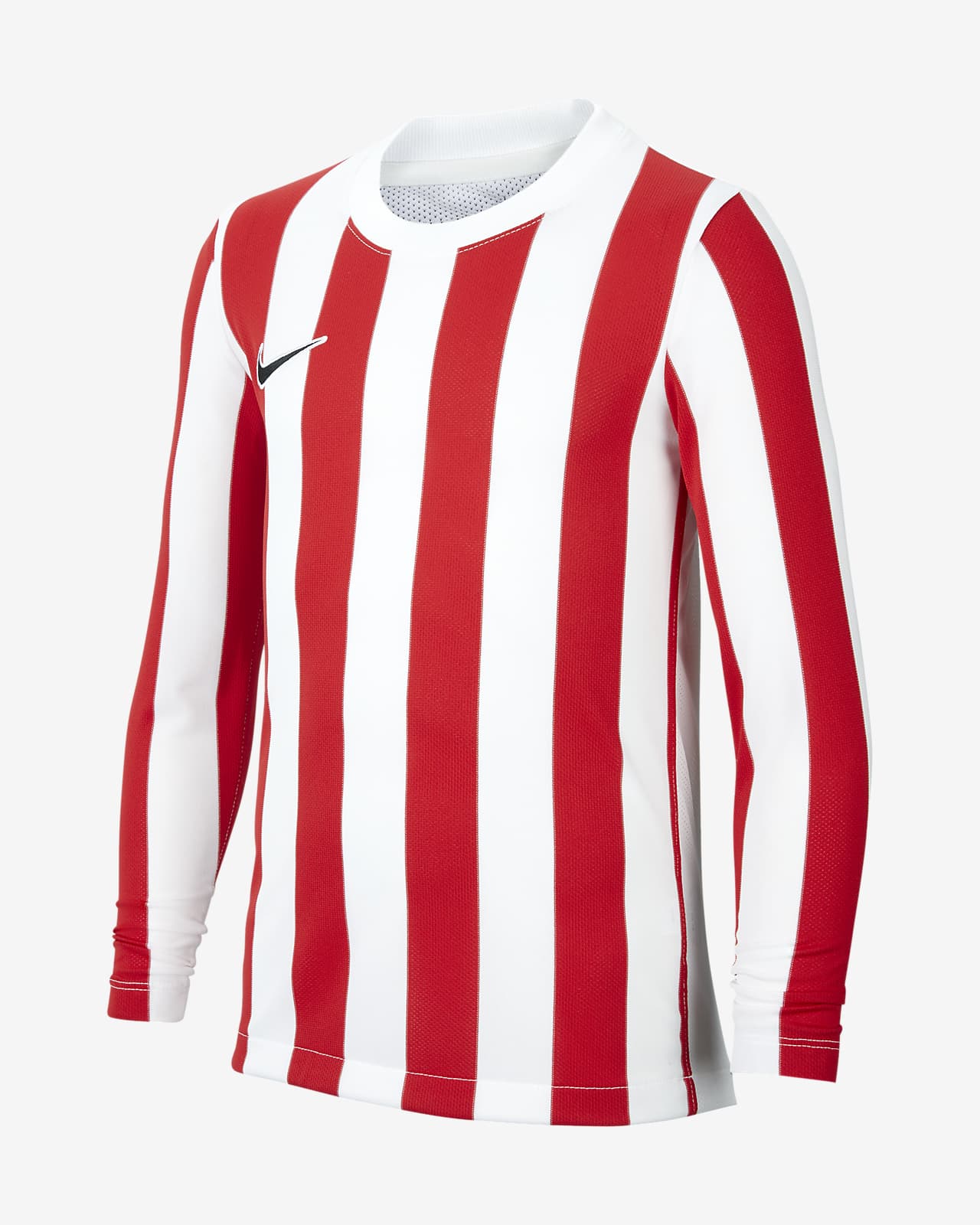 Nike Dri-FIT Division 4 Voetbalshirt met lange mouwen en strepen voor kids.  Nike NL