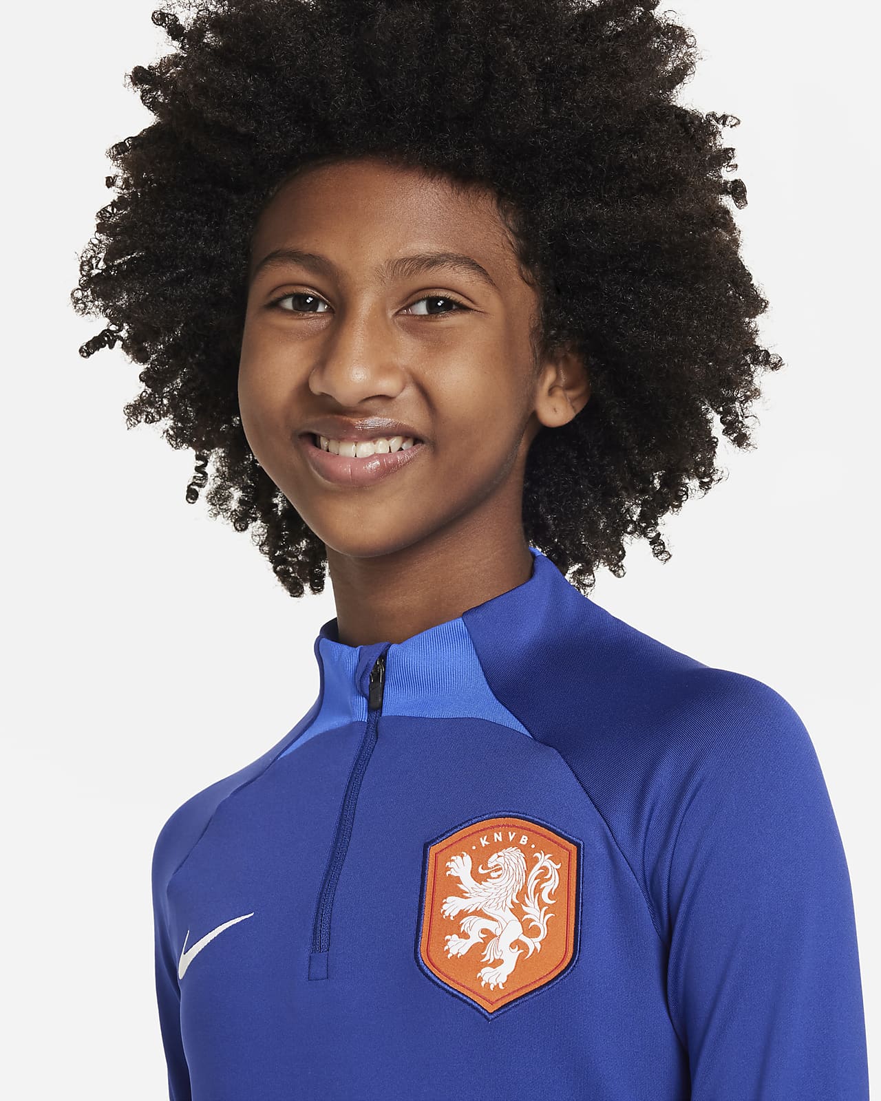 Netherlands Strike Older Kids' Nike Dri-FIT Knit Football Drill Top ...