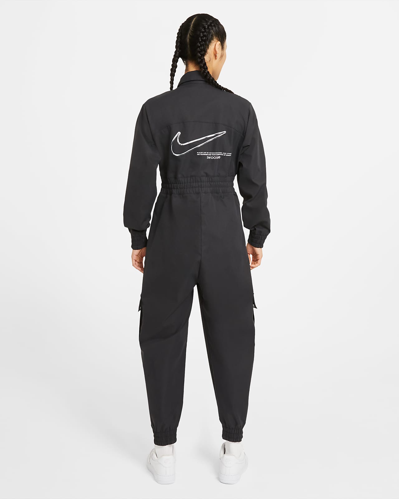 all white nike jumpsuit