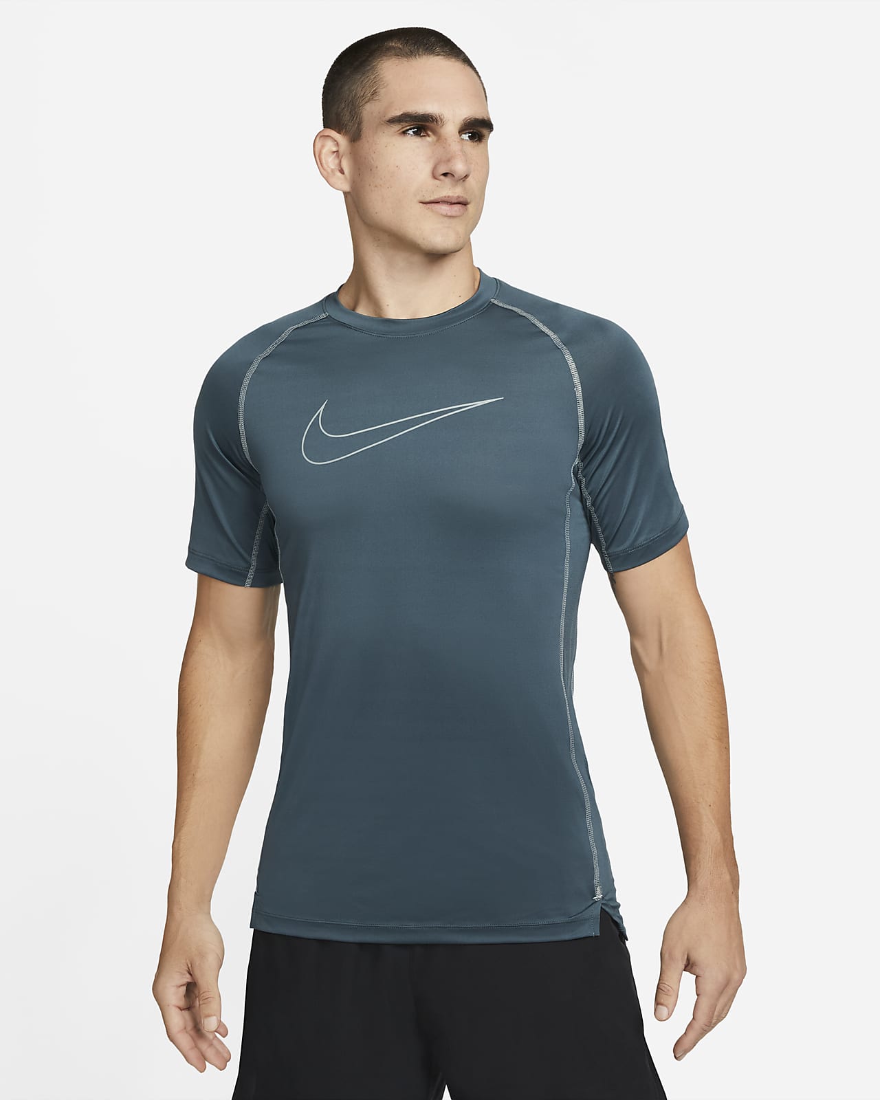 gerente Tranquilizar corto Nike Pro Dri-FIT Men's Slim Fit Short-Sleeve Top. Nike.com