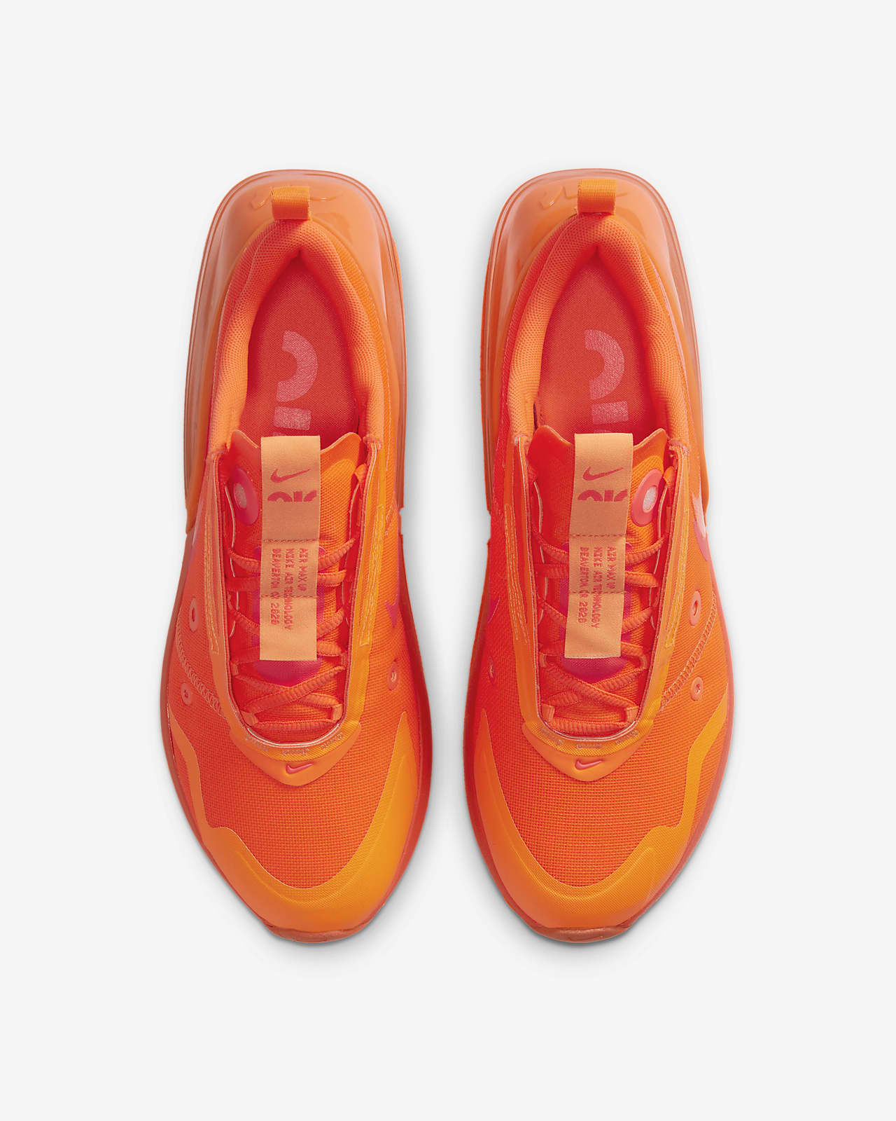 orange nike shoes air max