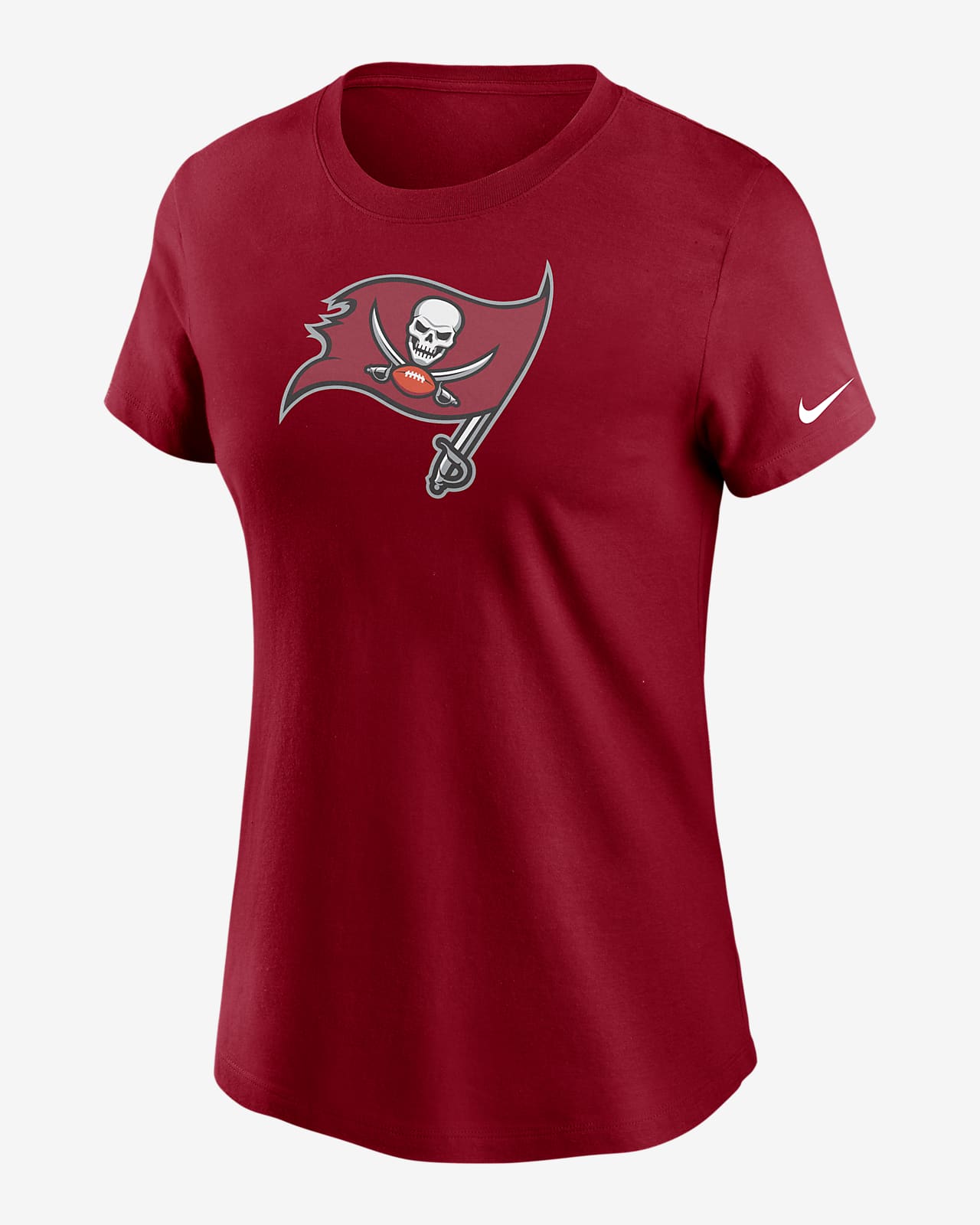 Nike Women's Tampa Bay Buccaneers Logo Essential T-Shirt - Red