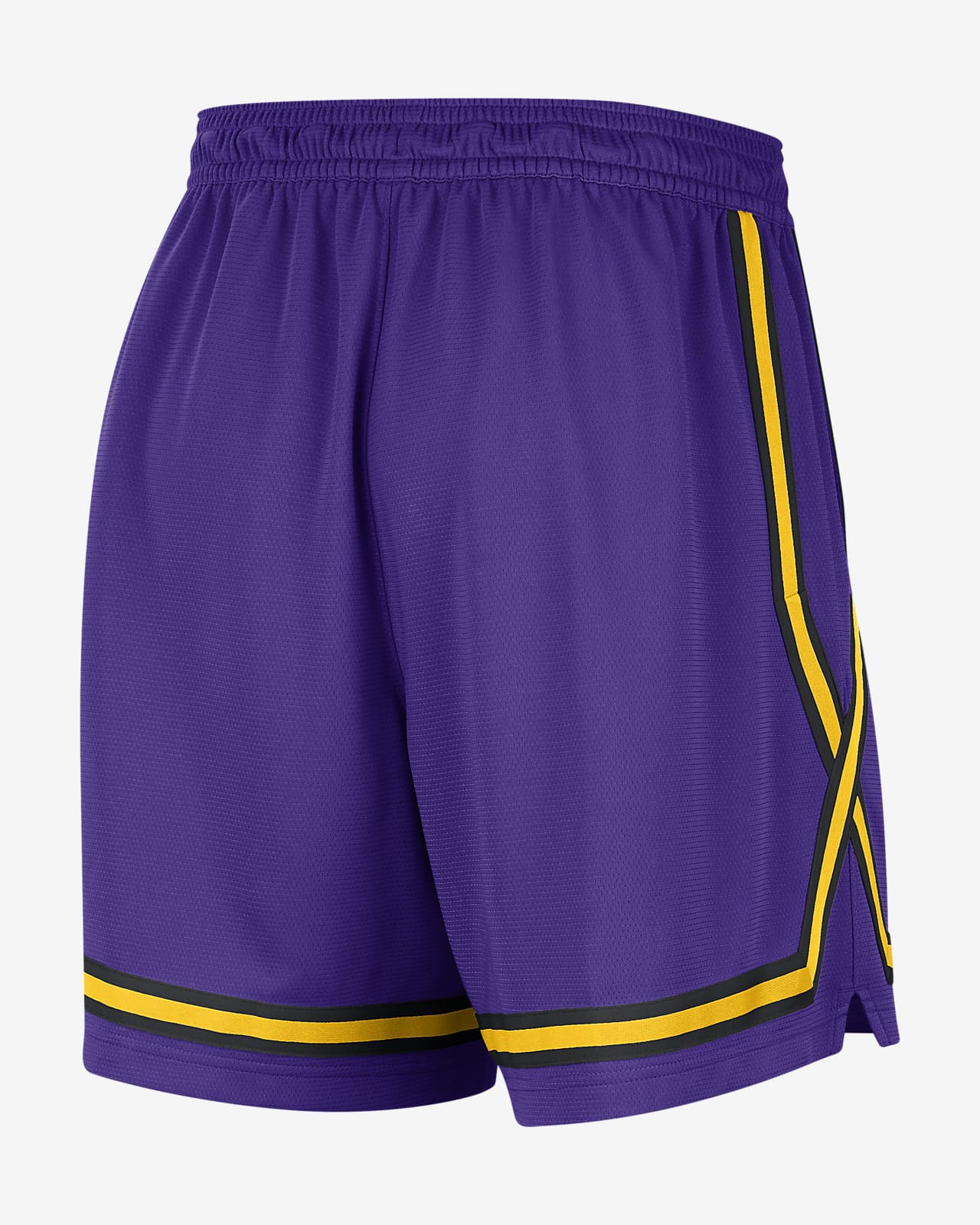 Short de basket motif Nike Dri FIT NBA Los Angeles Lakers Fly Crossover pour femme