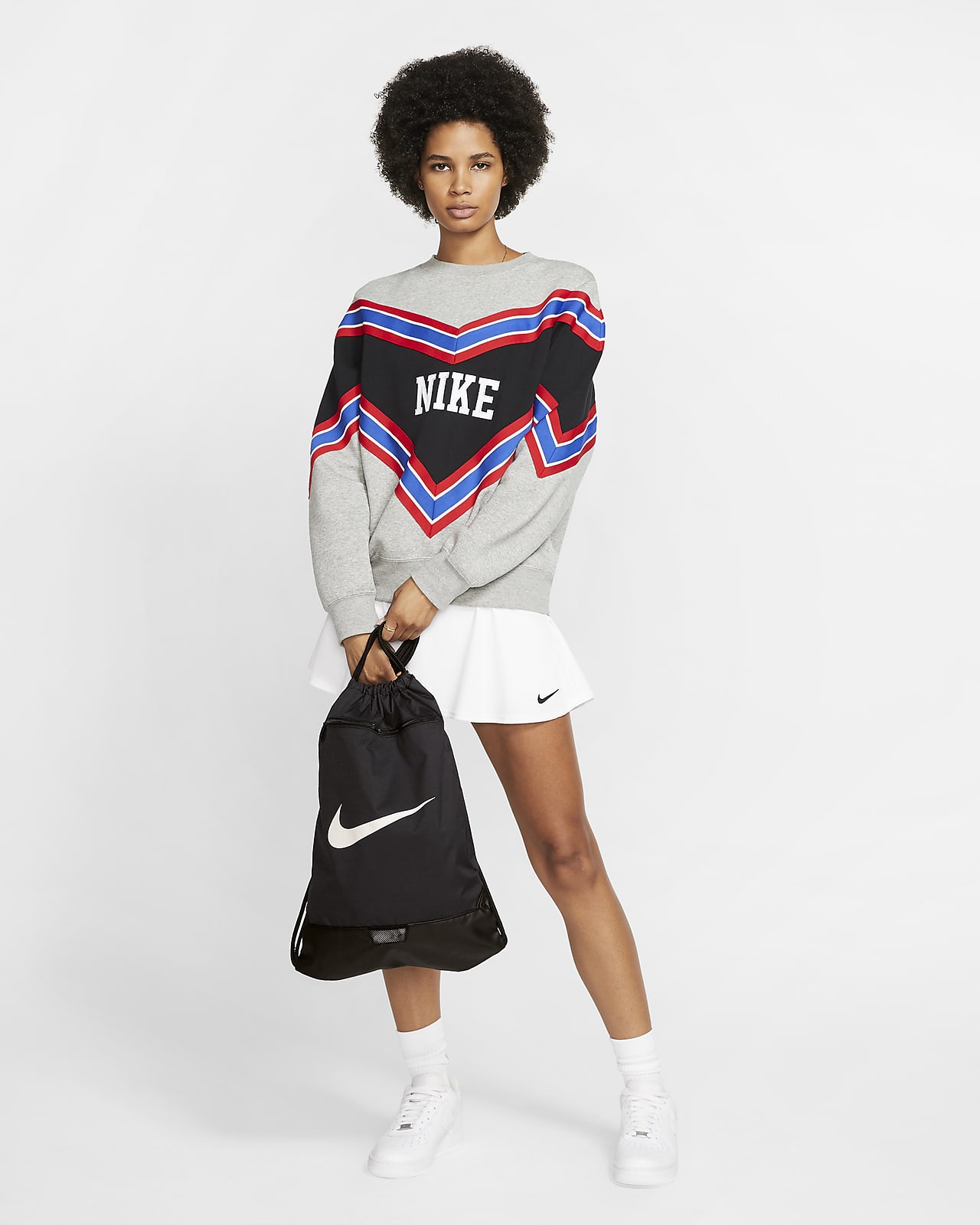 nike brasilia gymsack black