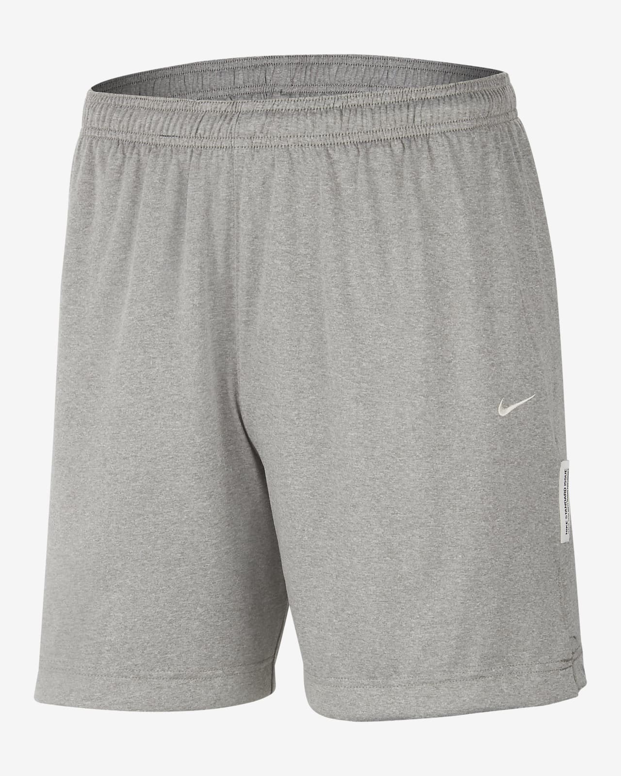 nike standard logo shorts grey