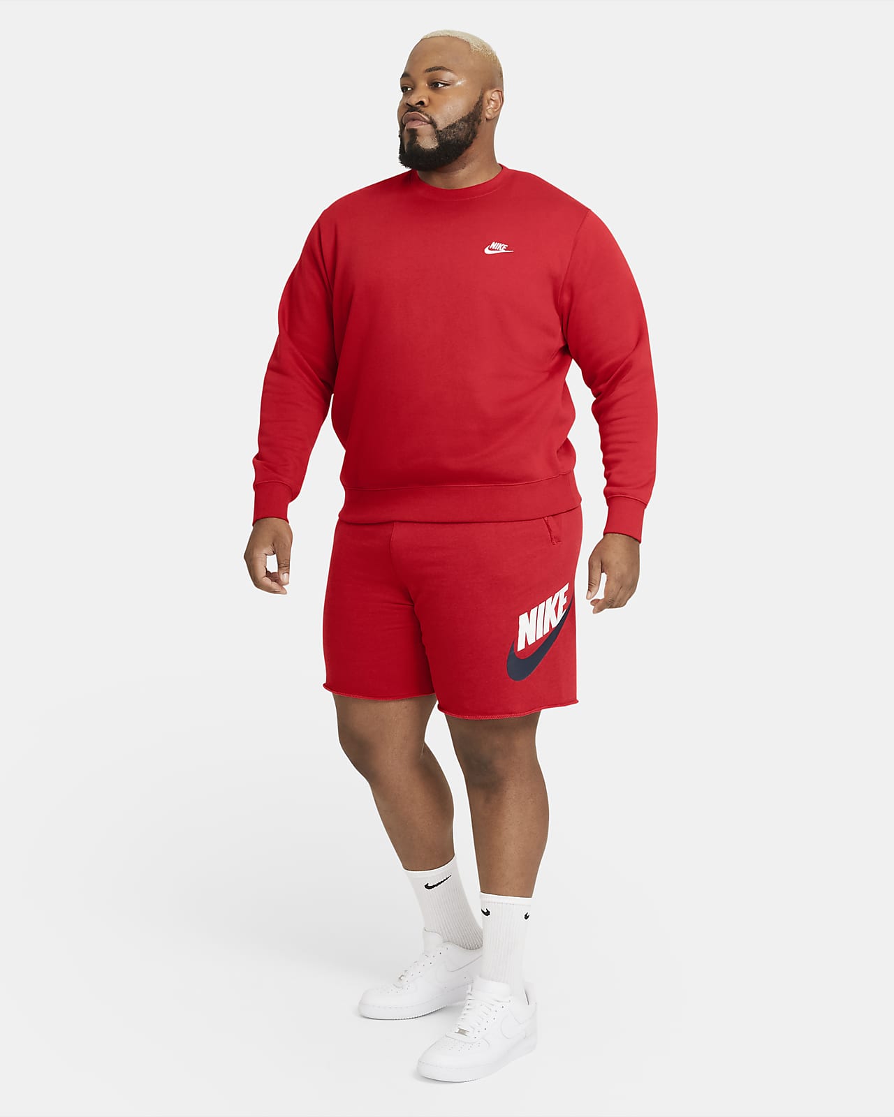 nike men's alumni fleece tech short