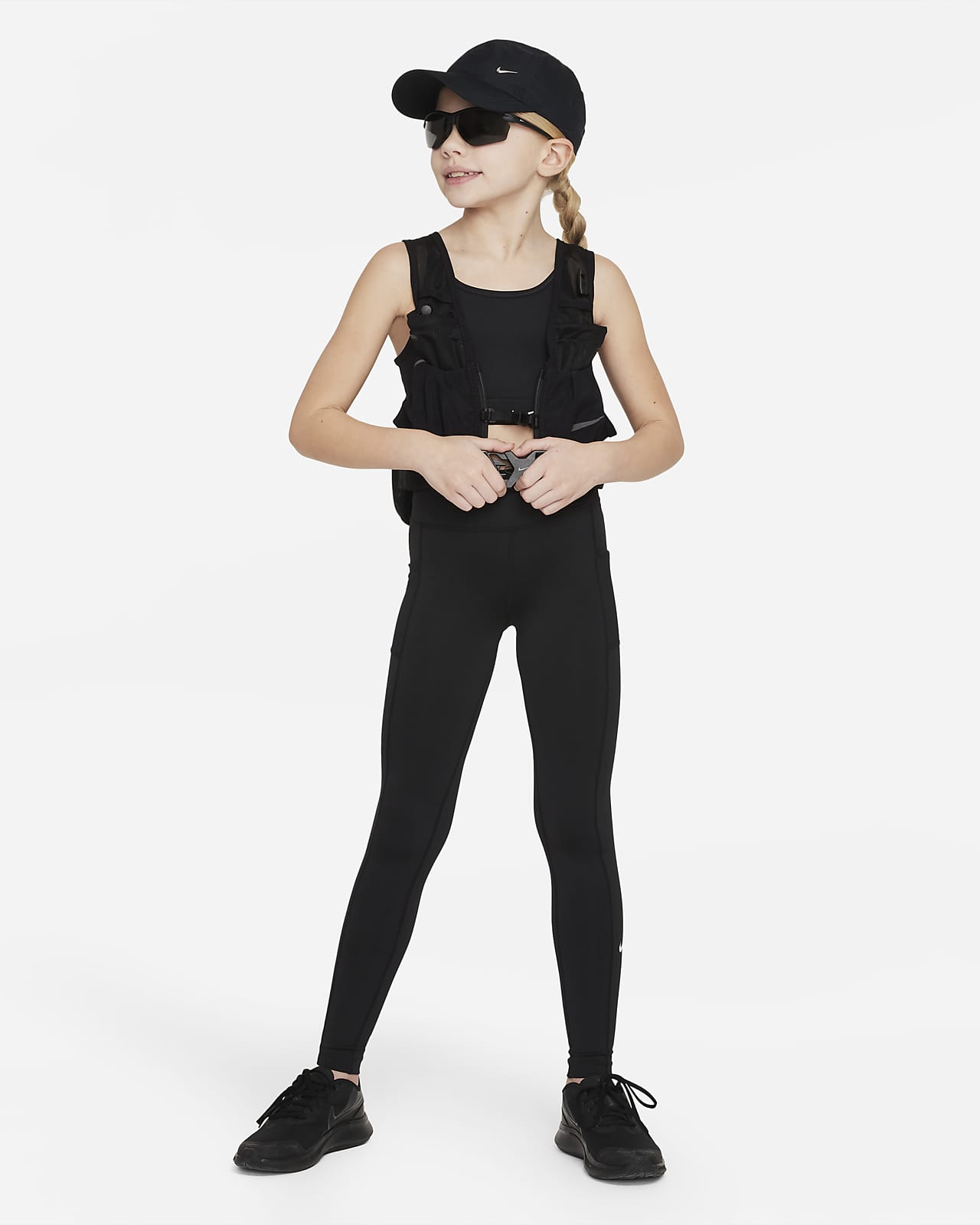 Solid Black Leggings With Or Without POCKETS!! Multiple Sizes From Kids to  Diva!