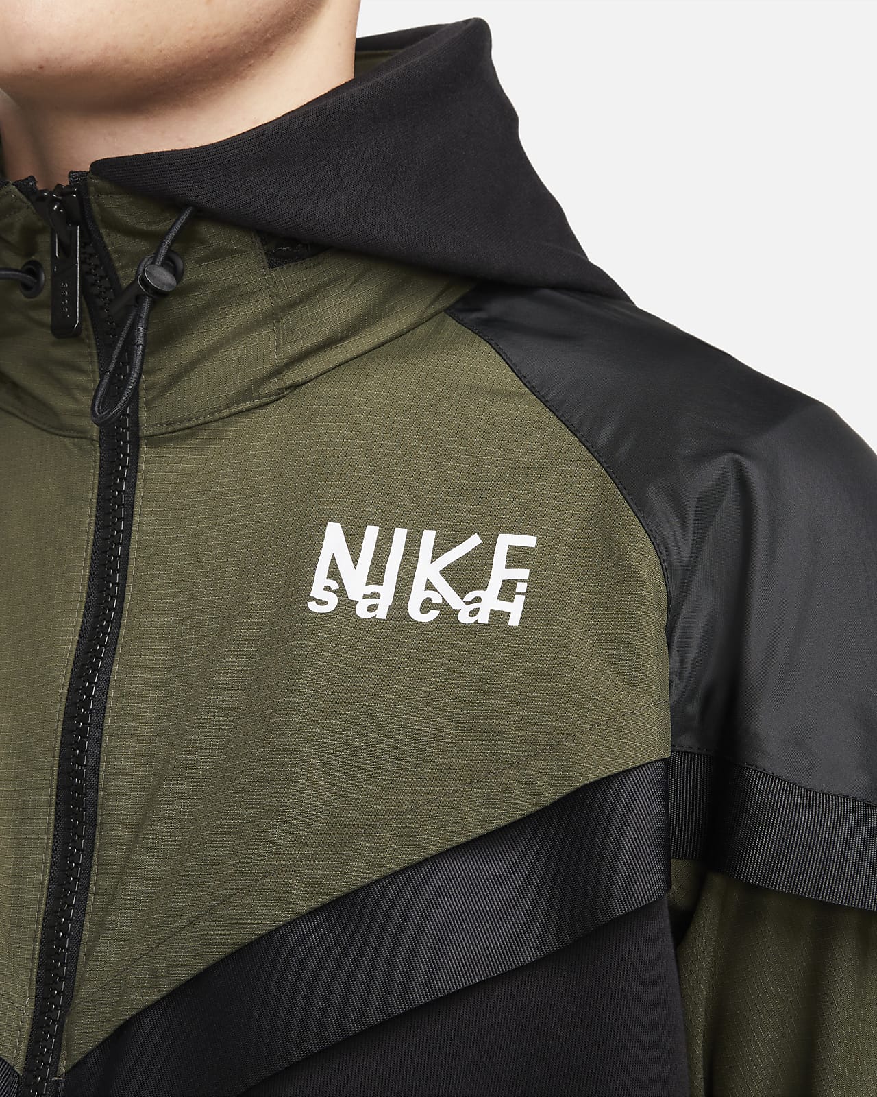Nike x sacai Men's Full-zip Hoodie. Nike ID