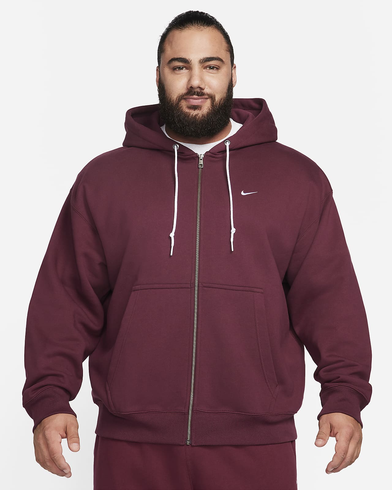 Mens nike outlet burgundy hoodie