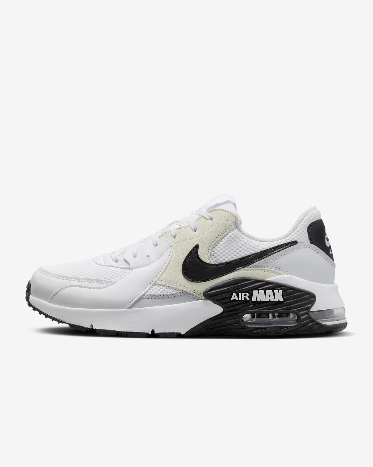 Nike air max clearance mens white and black