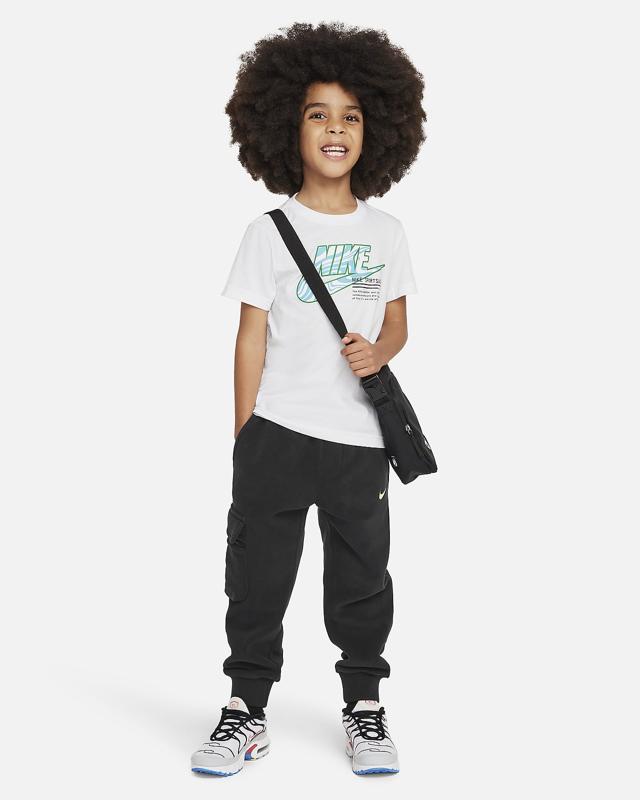 Nike Futura Little T-Shirt. Graphic Kids