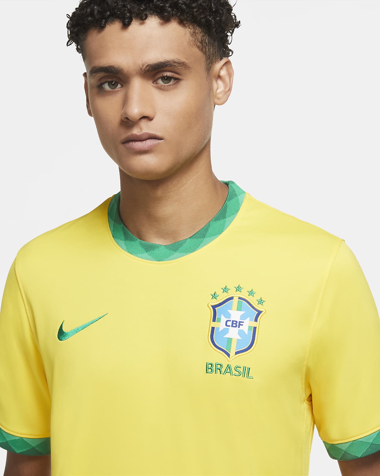 Maillot de football Brésil 2020 Stadium Domicile pour Homme. Nike CH
