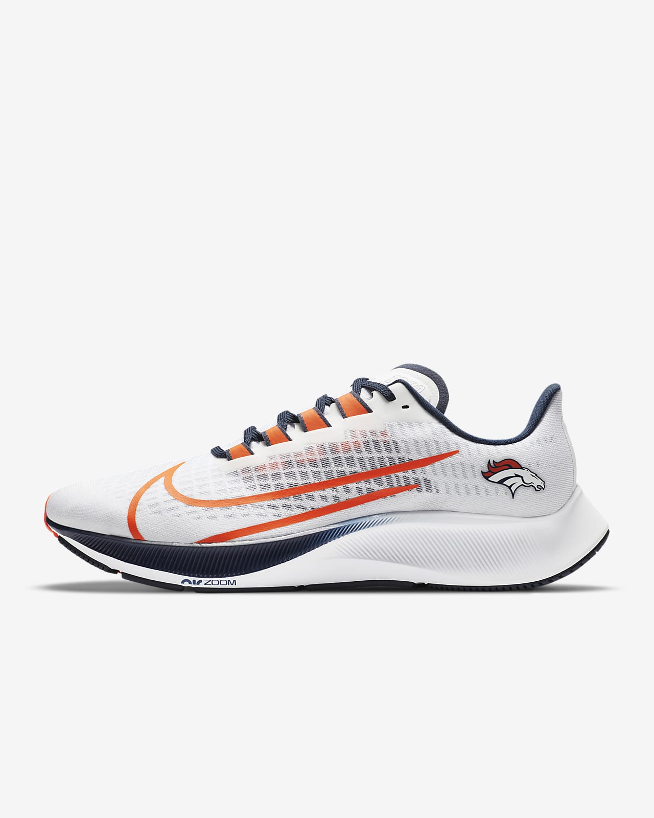 Nike Air Zoom Pegasus 37 (Denver Broncos) Running Shoe