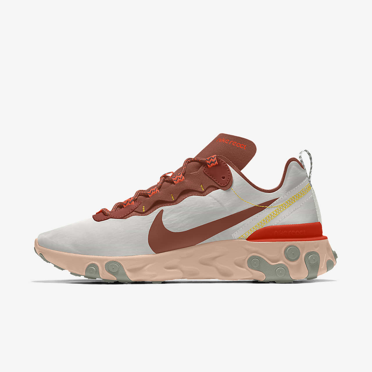 Chaussure personnalisable Nike React 55 Premium By You pour Homme ...