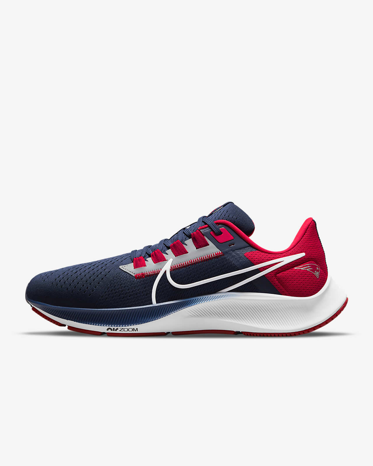 Nike Air Zoom Pegasus 38 (NFL New England Patriots) Men's Running Shoe