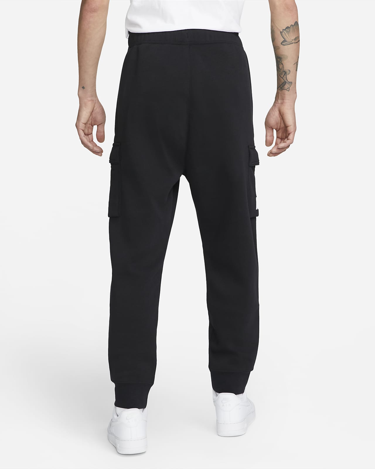 nike sportswear men's fleece cargo pants