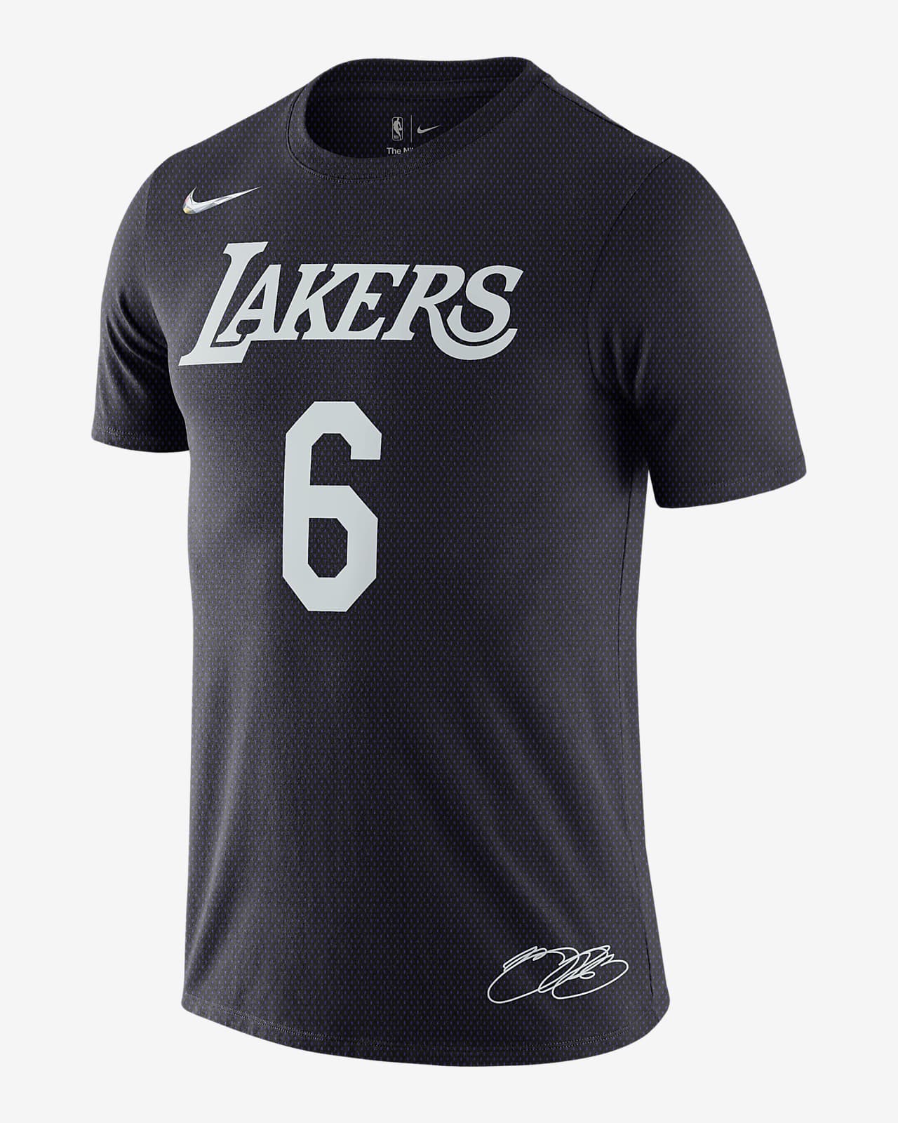 เสื้อยืด Nike NBA ผู้ชาย LeBron James Lakers