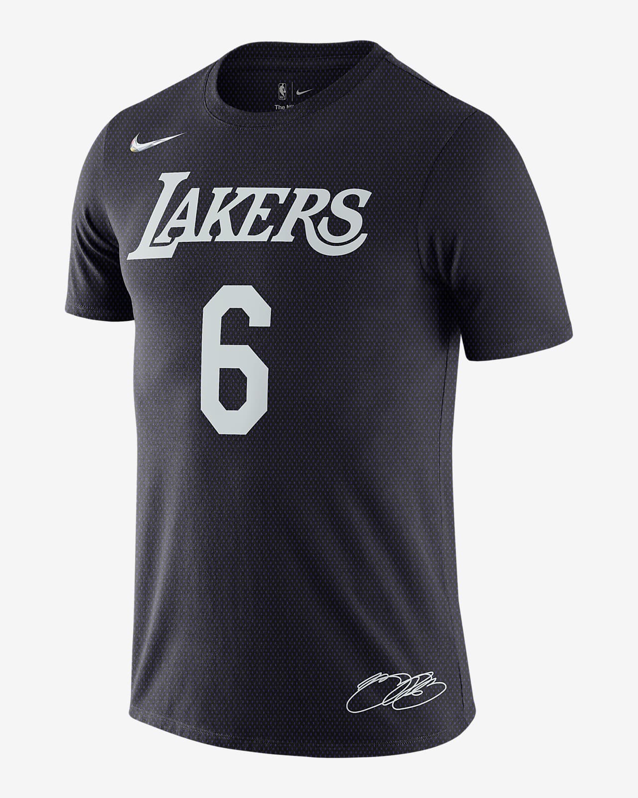 ナイキ メンズ Tシャツ トップス NBA LEBRON JAMES LOS ANGELES LAKERS