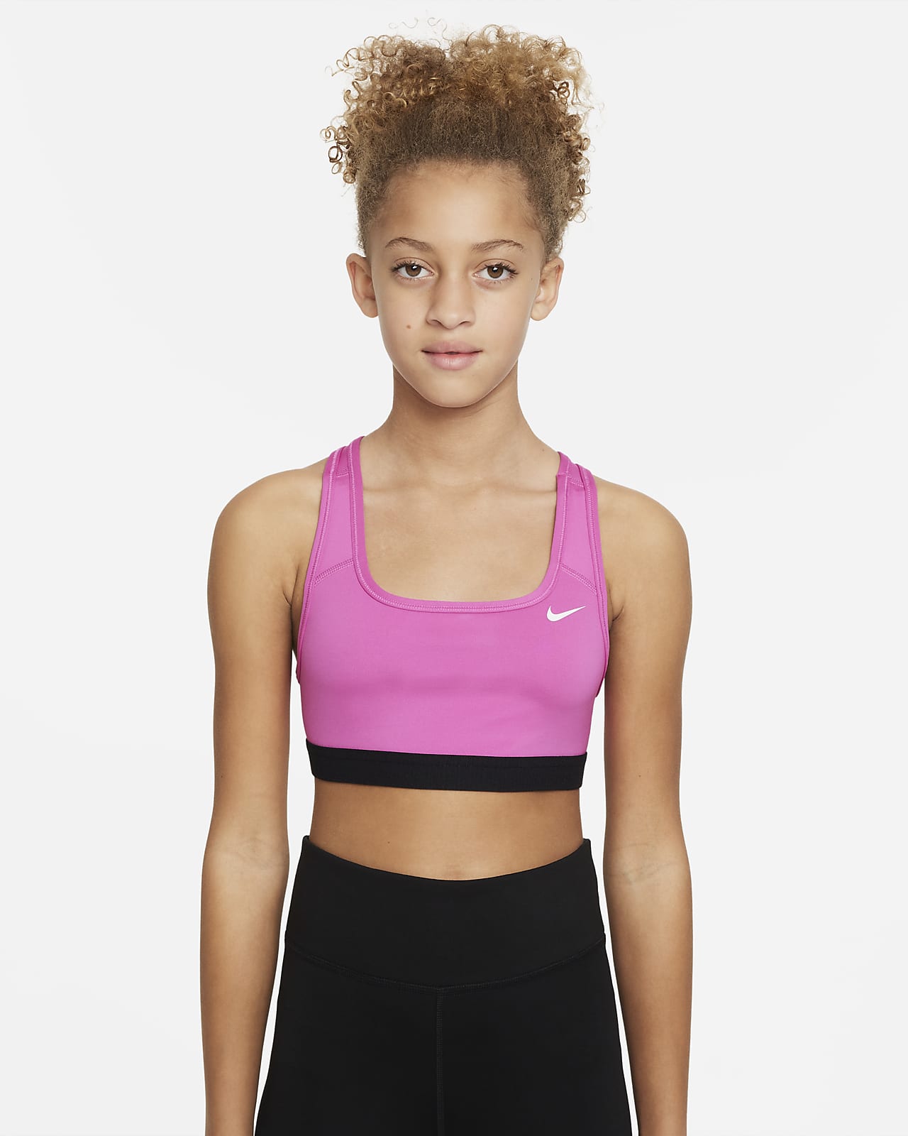 Nike Swoosh Sport-bh voor meisjes. Nike BE
