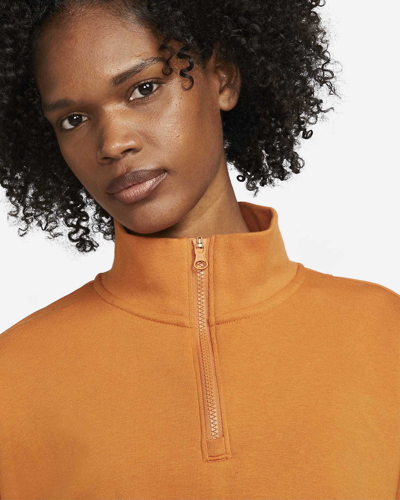 Nike swoosh quarter discount zip funnel sweatshirt