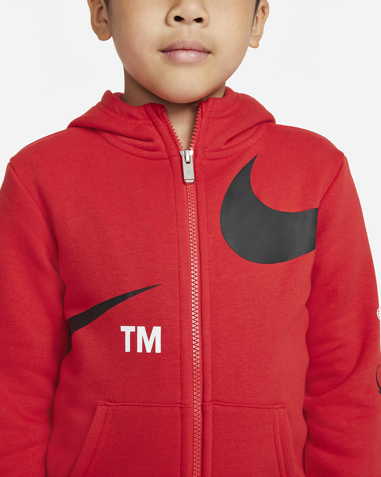 red nike jacket kids
