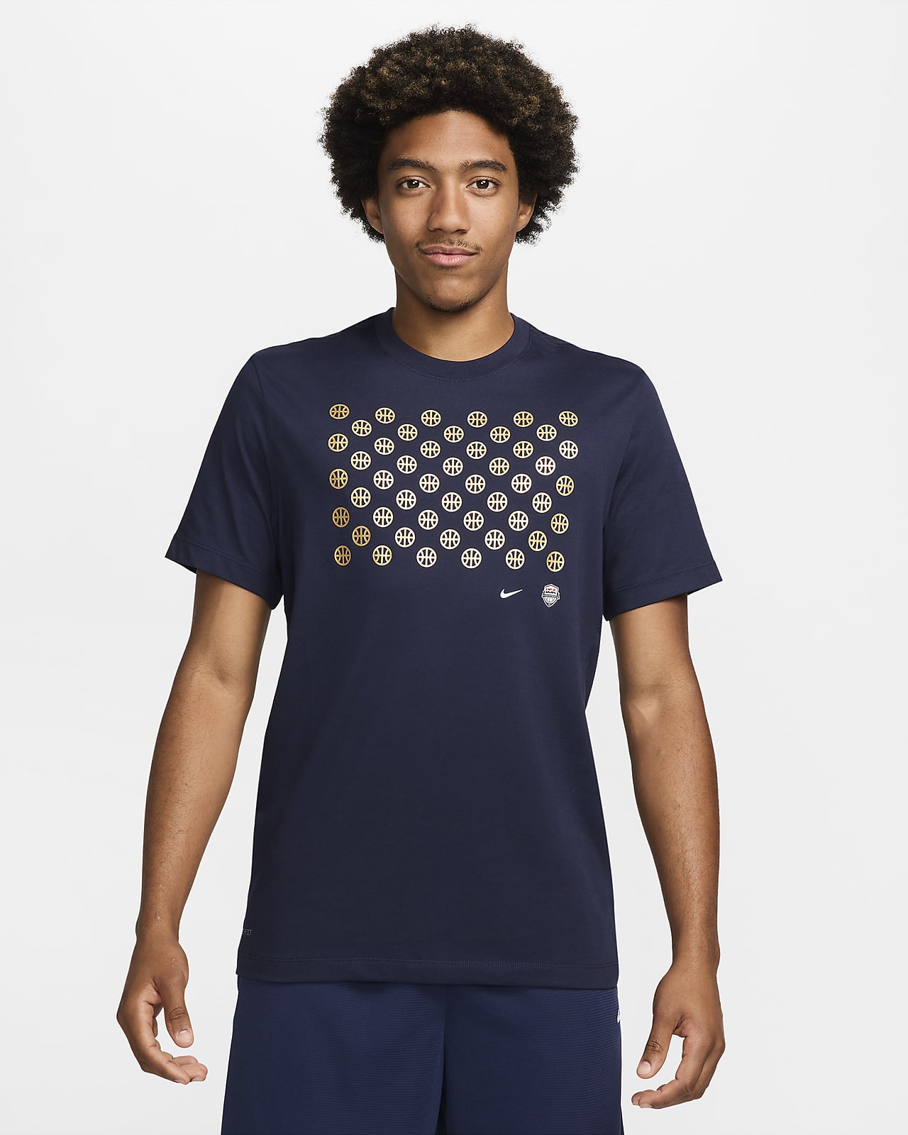 USA メンズ ナイキ バスケットボール Tシャツ